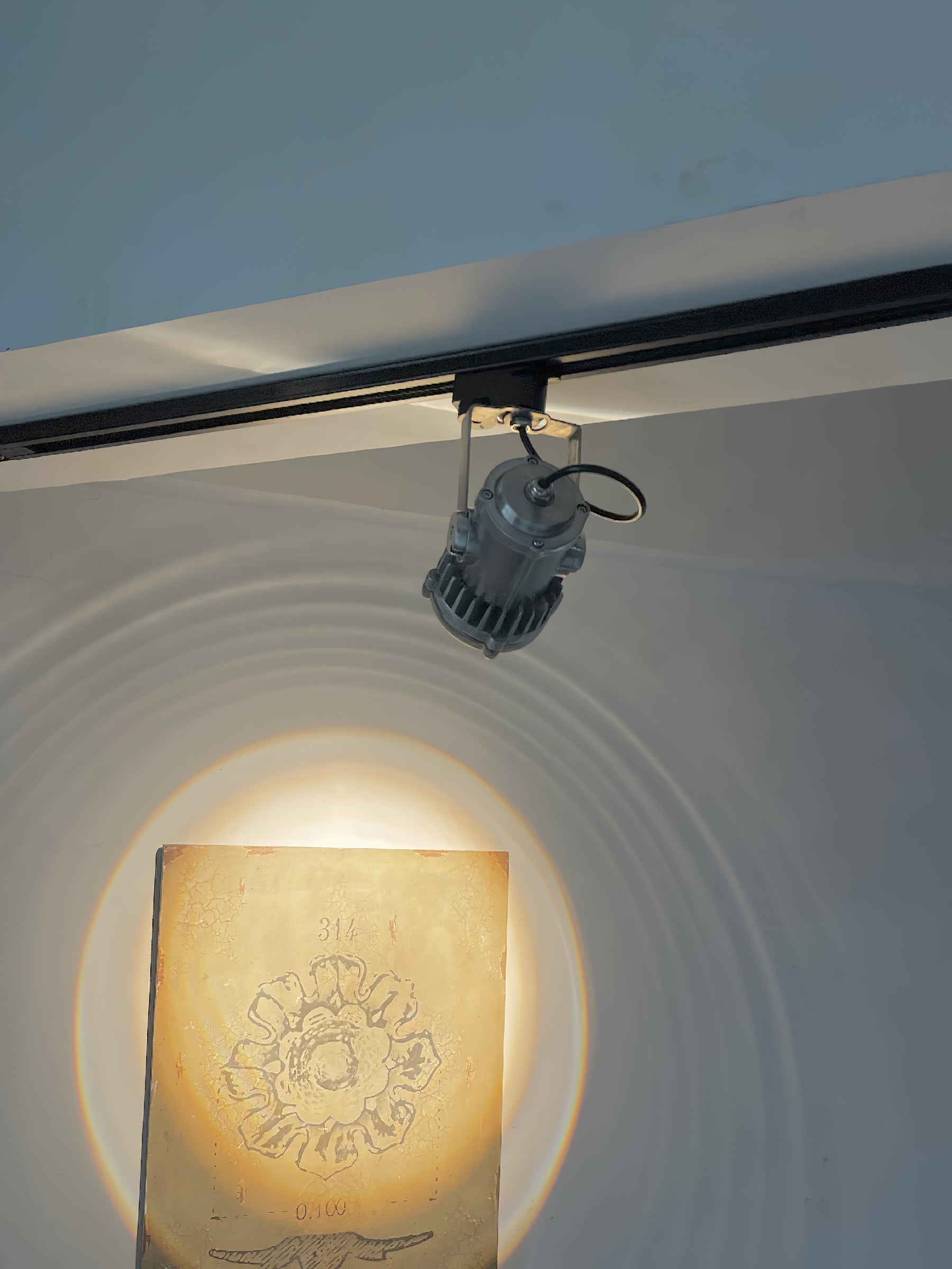 Freyza | Avvelos Retro-Industrie-Deckenleuchte aus Glas – Industrielles Schlafzimmer, Wohnzimmer