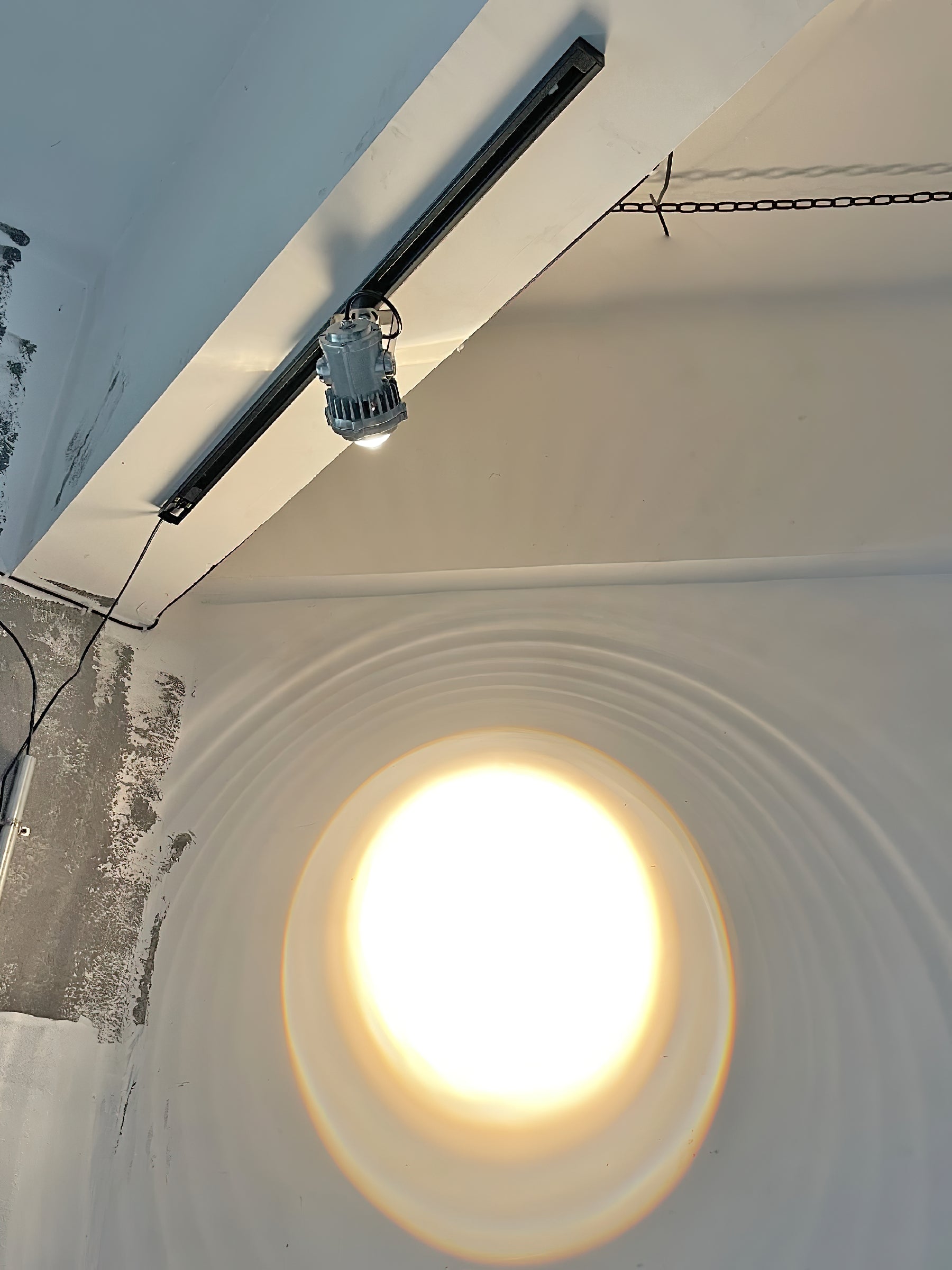 Freyza | Avvelos Retro-Industrie-Deckenleuchte aus Glas – Industrielles Schlafzimmer, Wohnzimmer