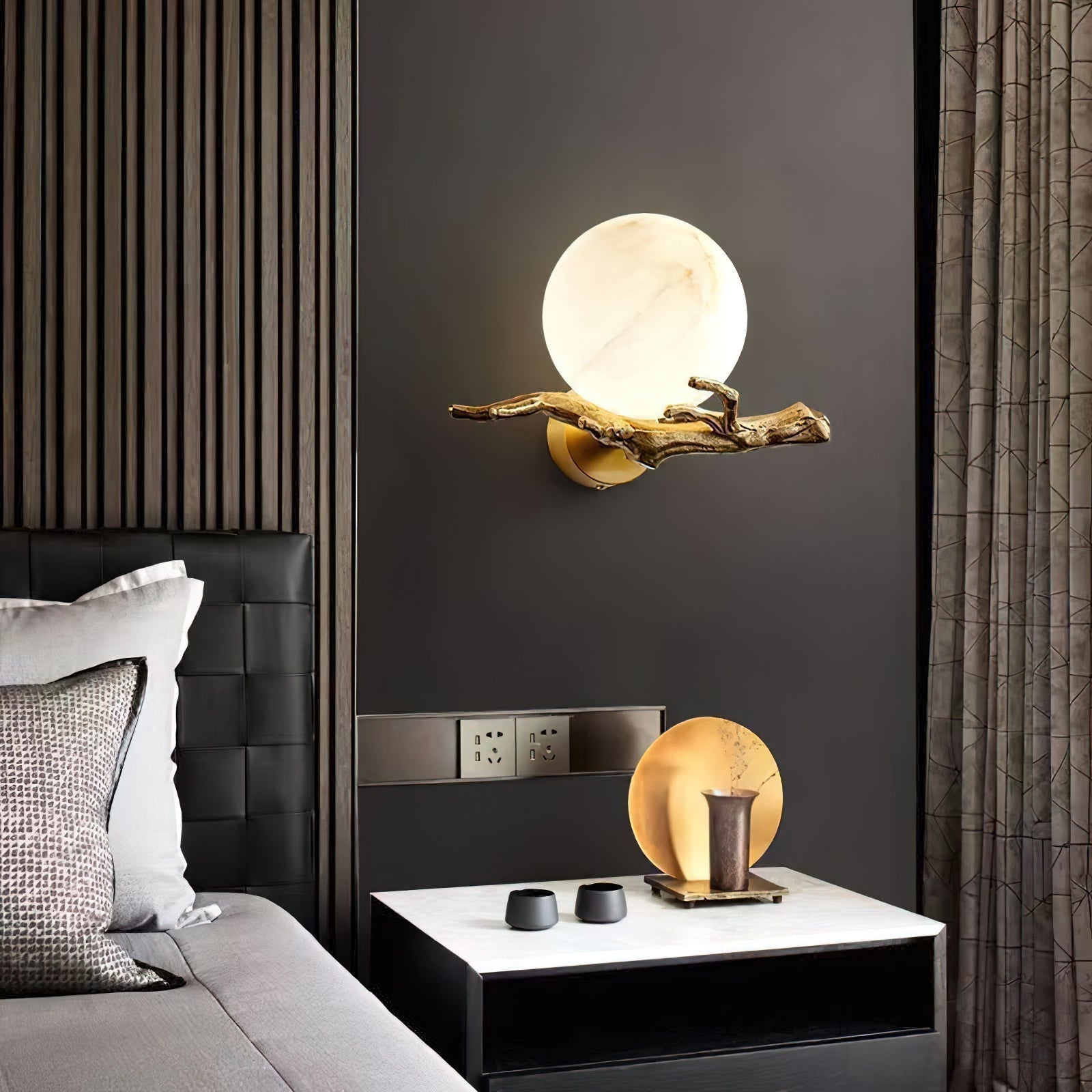Freyza | Ormirara Retro-Zweige-Wandleuchte – Retro-Schlafzimmer-Flur