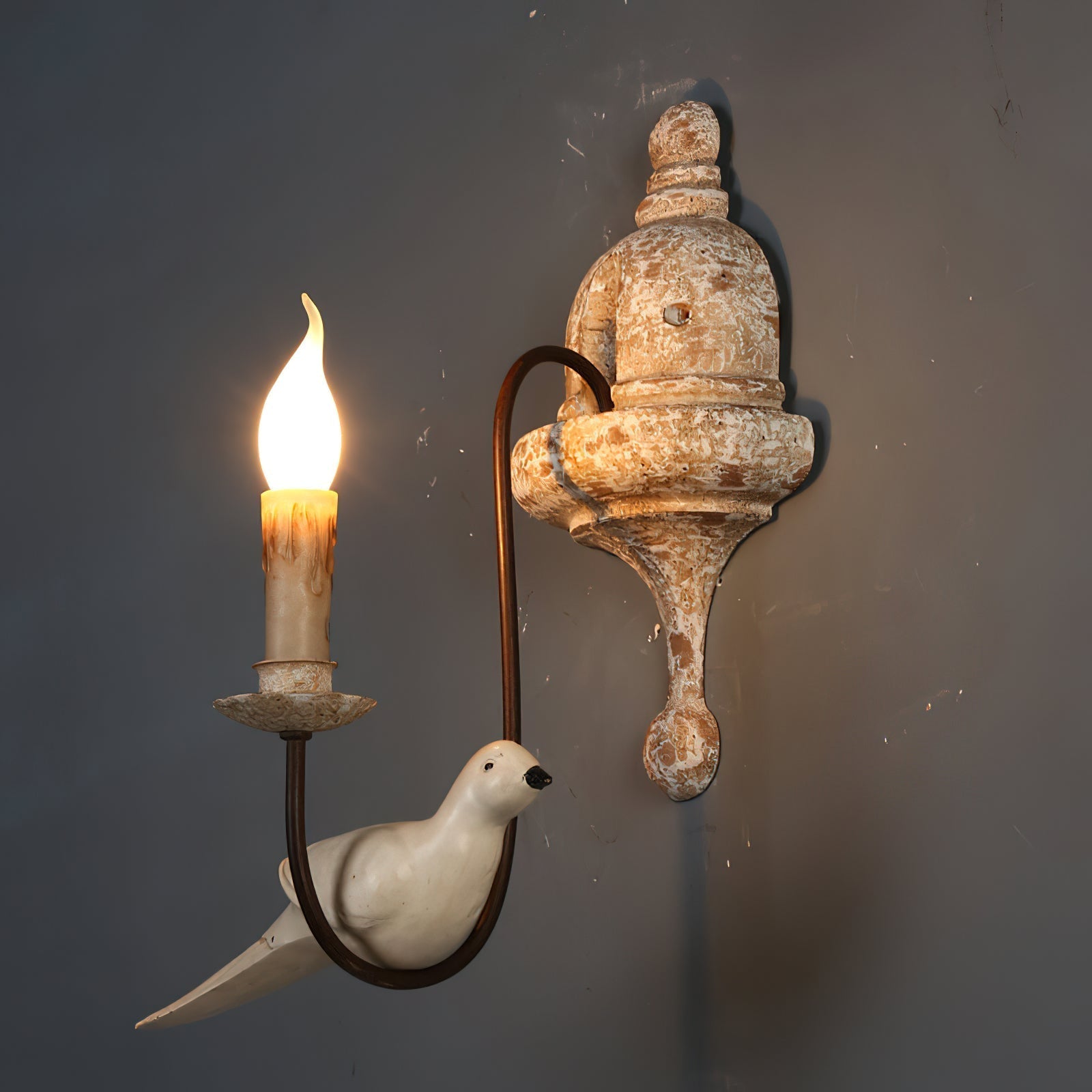 Freyza | Syraean Vintage Retro Wood Wall Light – Vintage Bedroom Hallway