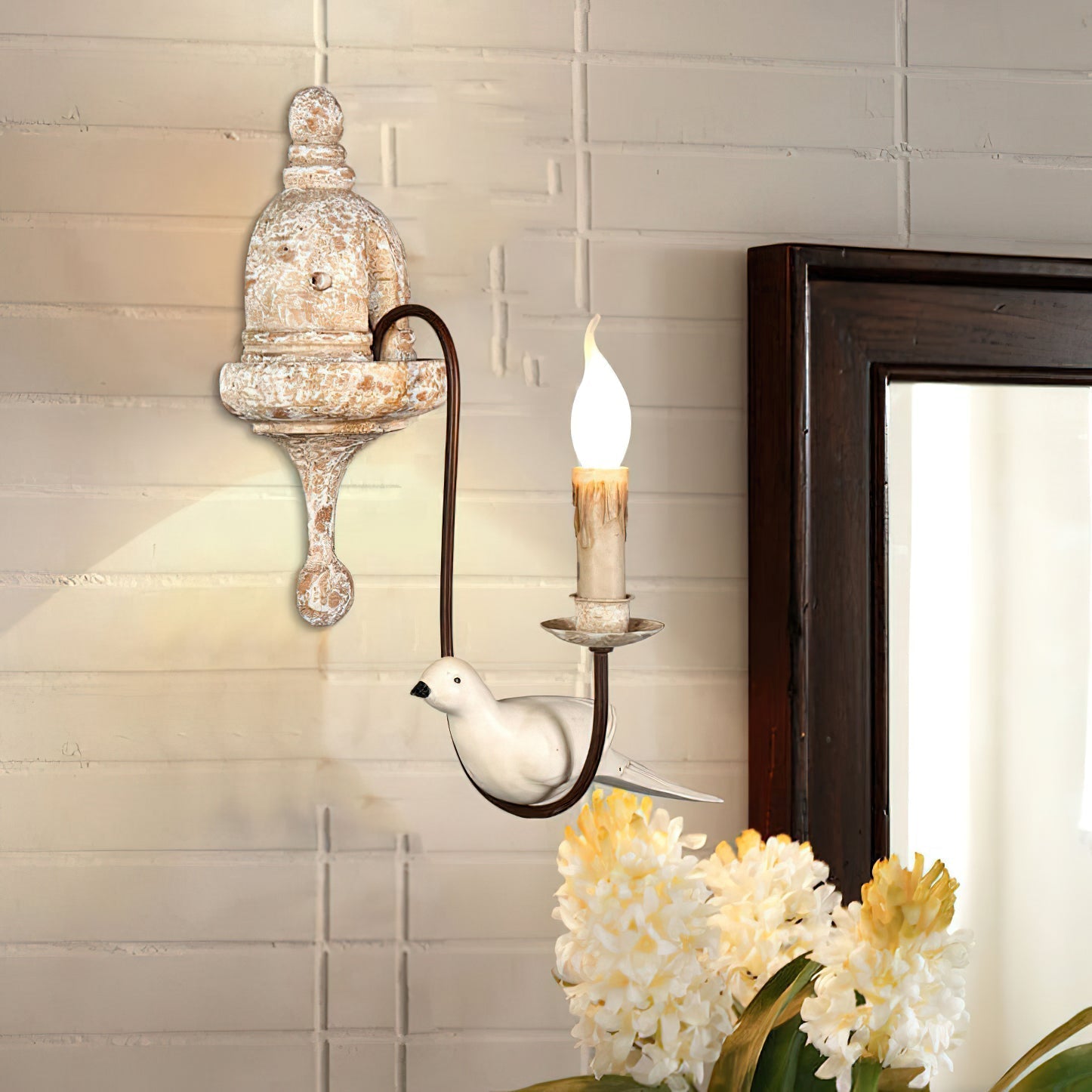 Freyza | Syraean Vintage Retro Wood Wall Light – Vintage Bedroom Hallway