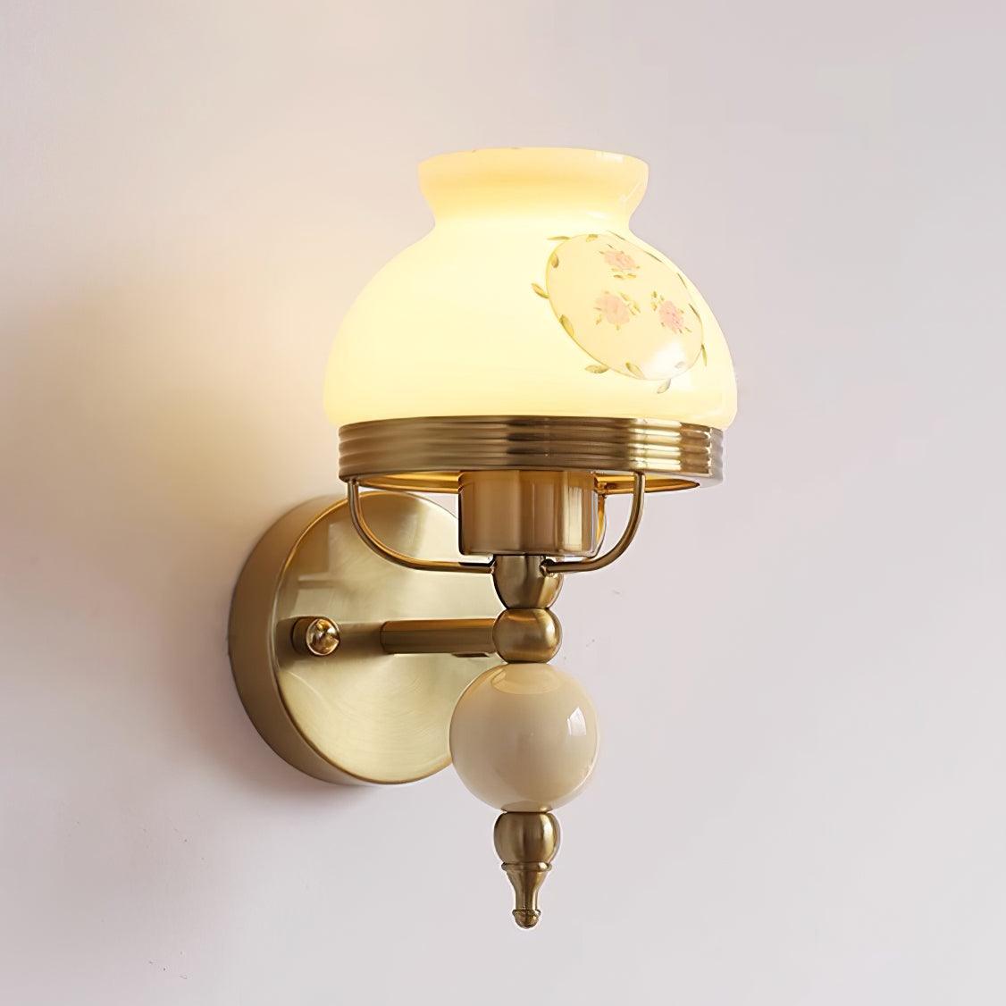 Freyza | Applique murale en verre et métal – Style rétro pour chambre et couloir