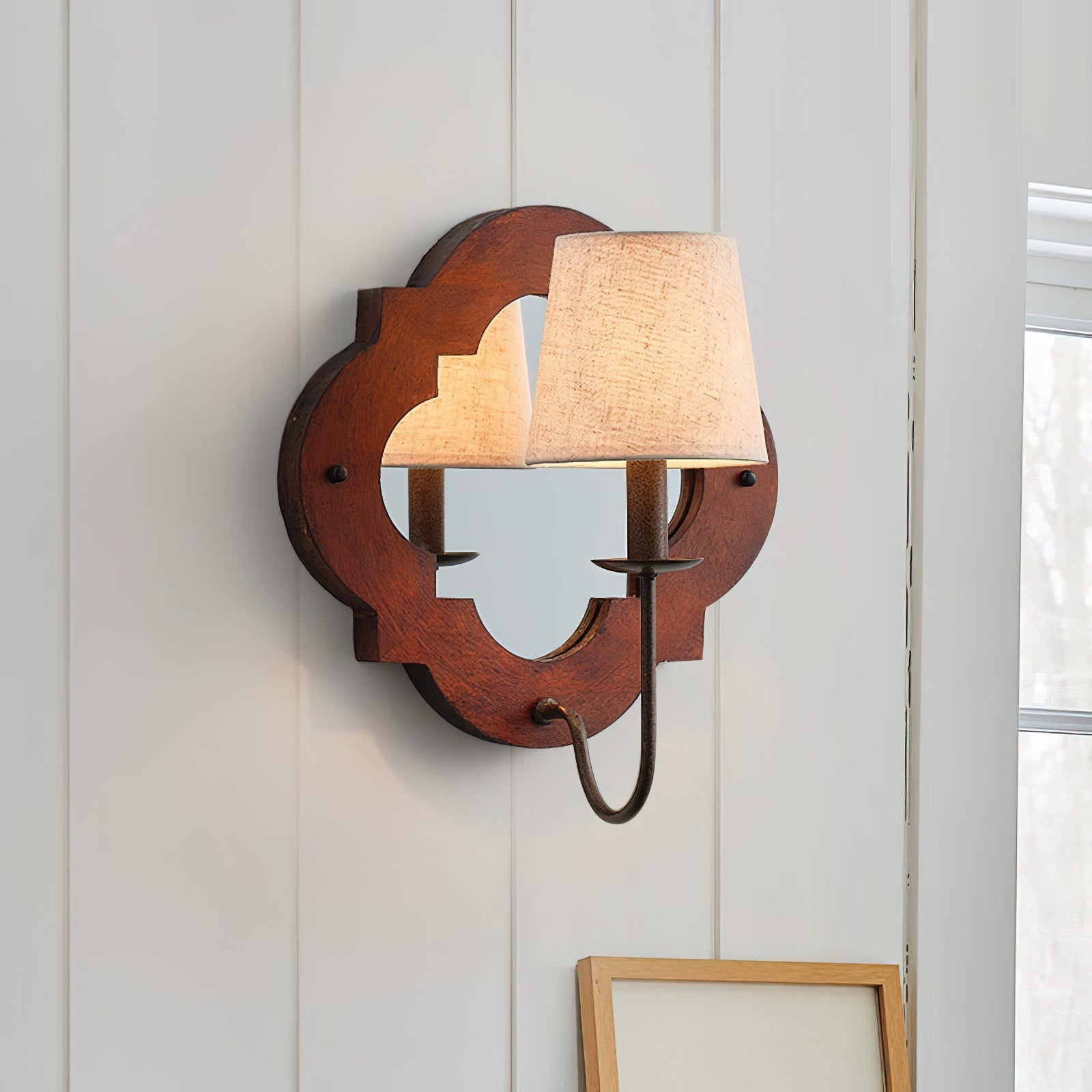 Applique murale en tissu élégante Freyza | Sytheir – chambre, couloir