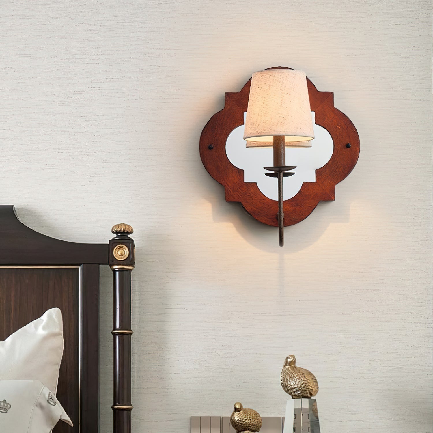 Applique murale en tissu élégante Freyza | Sytheir – chambre, couloir