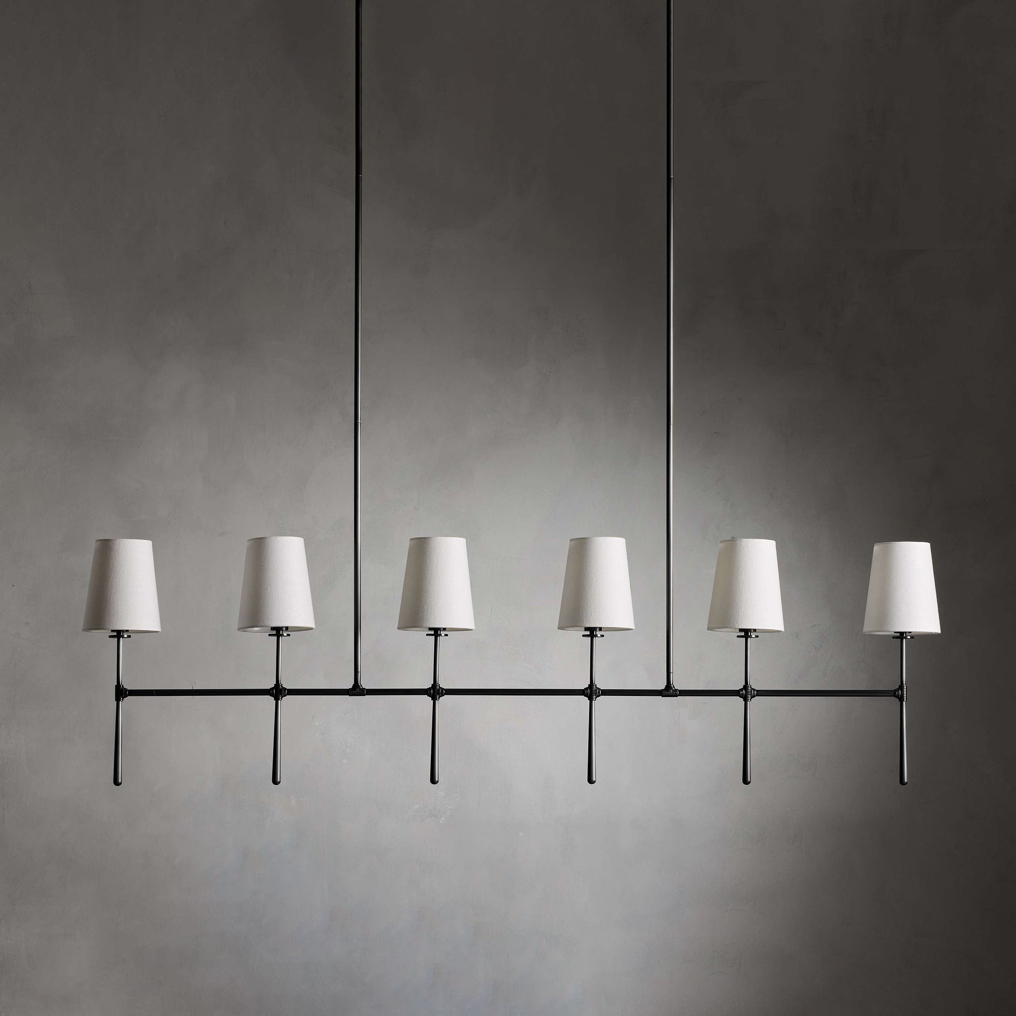 Freyza | Eurvinen Vintage-Industriestoff-Kronleuchter – Industrielles Esszimmer, Wohnzimmer