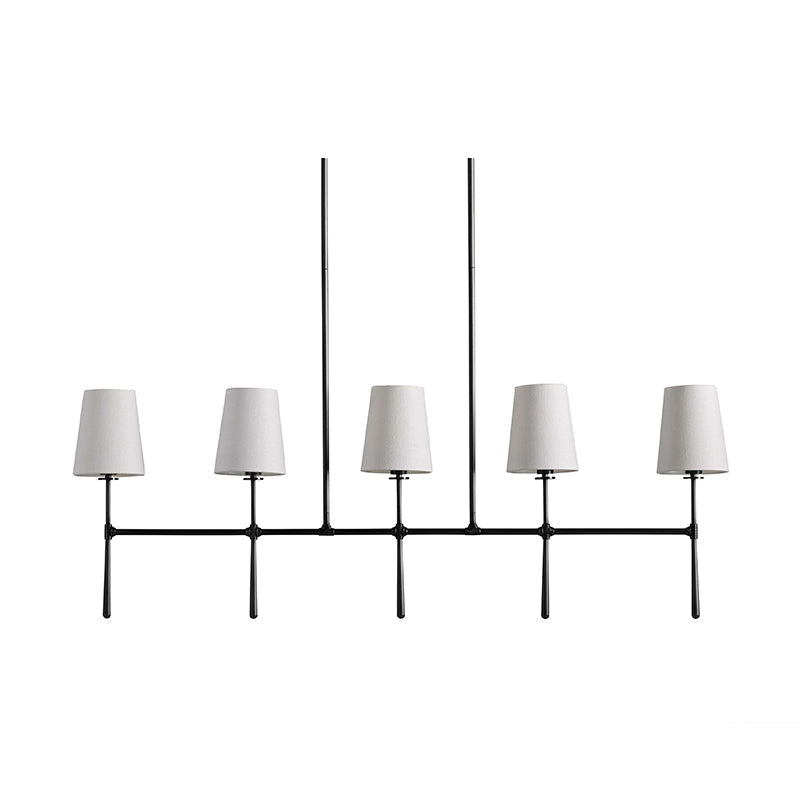 Freyza | Eurvinen Vintage-Industriestoff-Kronleuchter – Industrielles Esszimmer, Wohnzimmer