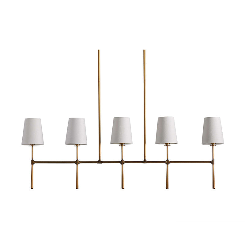 Freyza | Eurvinen Vintage-Industriestoff-Kronleuchter – Industrielles Esszimmer, Wohnzimmer