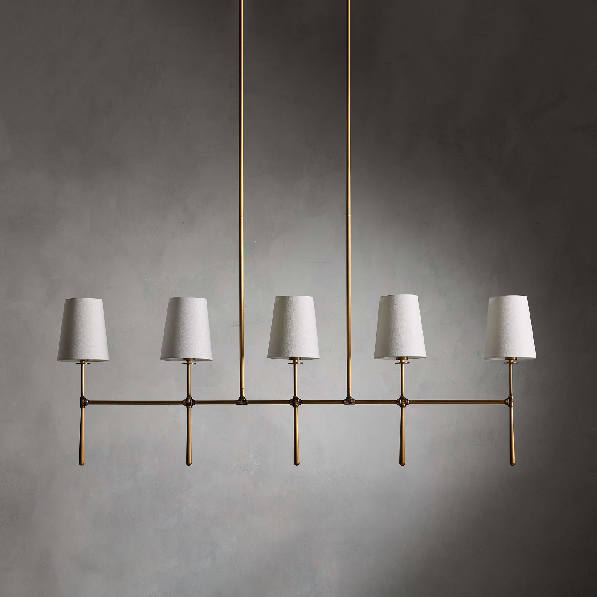 Freyza | Eurvinen Vintage-Industriestoff-Kronleuchter – Industrielles Esszimmer, Wohnzimmer