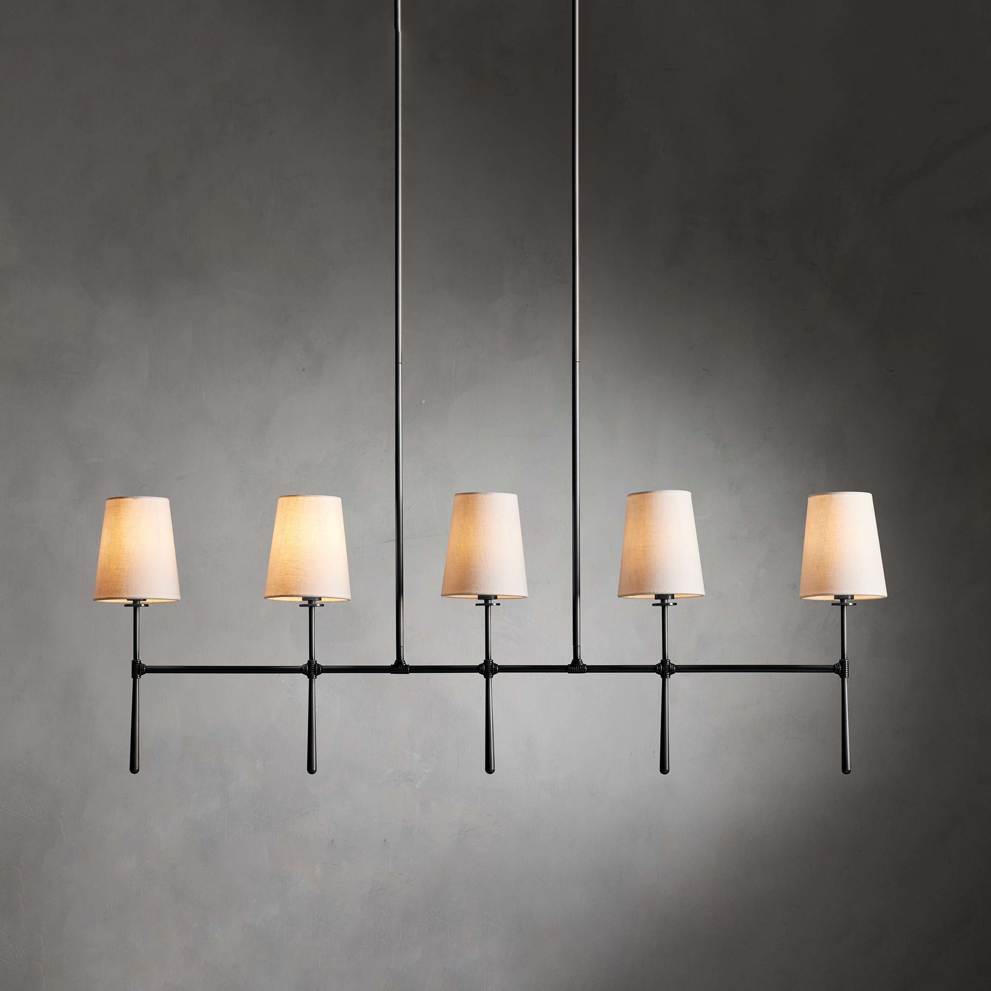 Freyza | Eurvinen Vintage-Industriestoff-Kronleuchter – Industrielles Esszimmer, Wohnzimmer