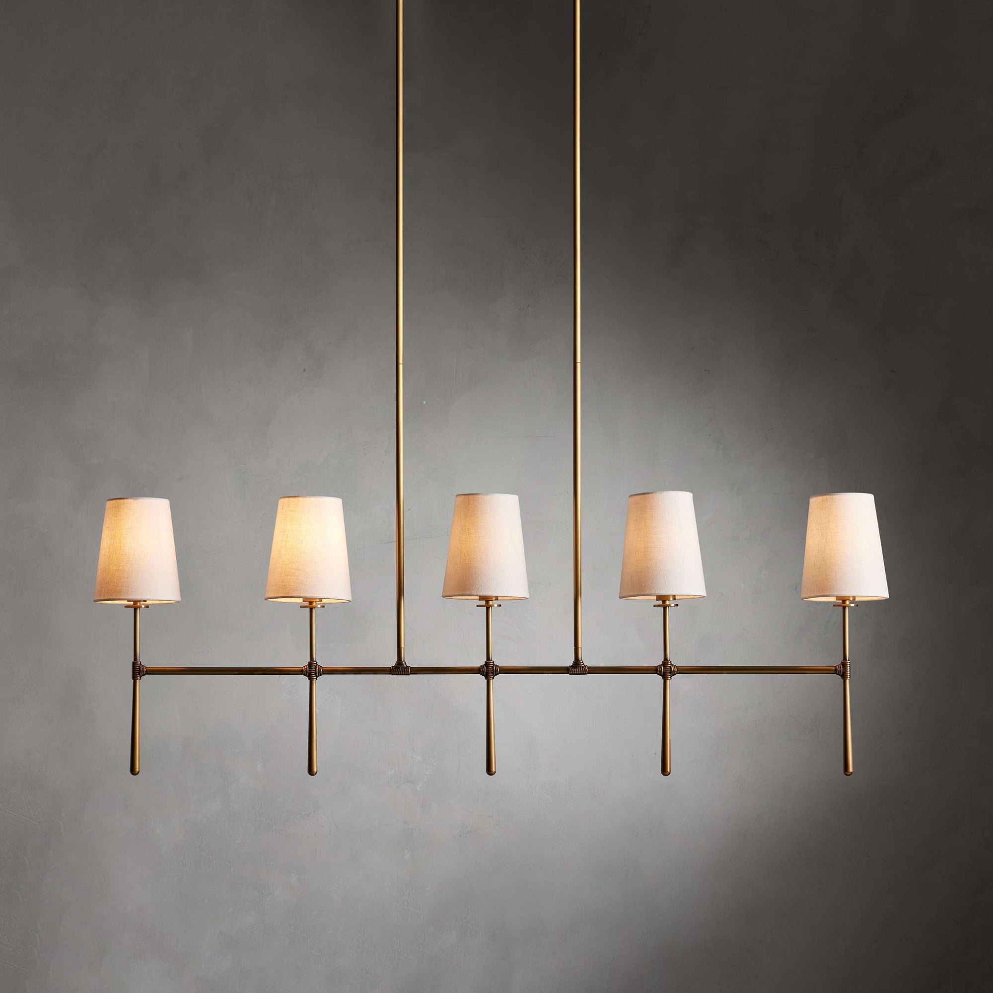 Freyza | Eurvinen Vintage-Industriestoff-Kronleuchter – Industrielles Esszimmer, Wohnzimmer