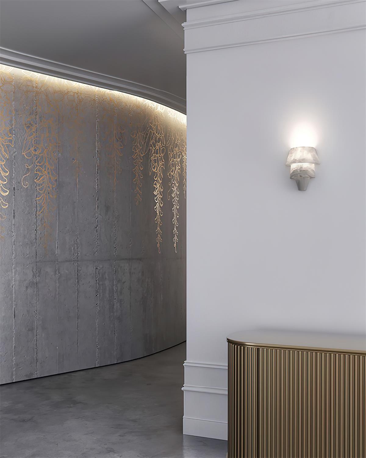 Freyza | Elyon élégante applique murale intérieure blanche – chambre, salon