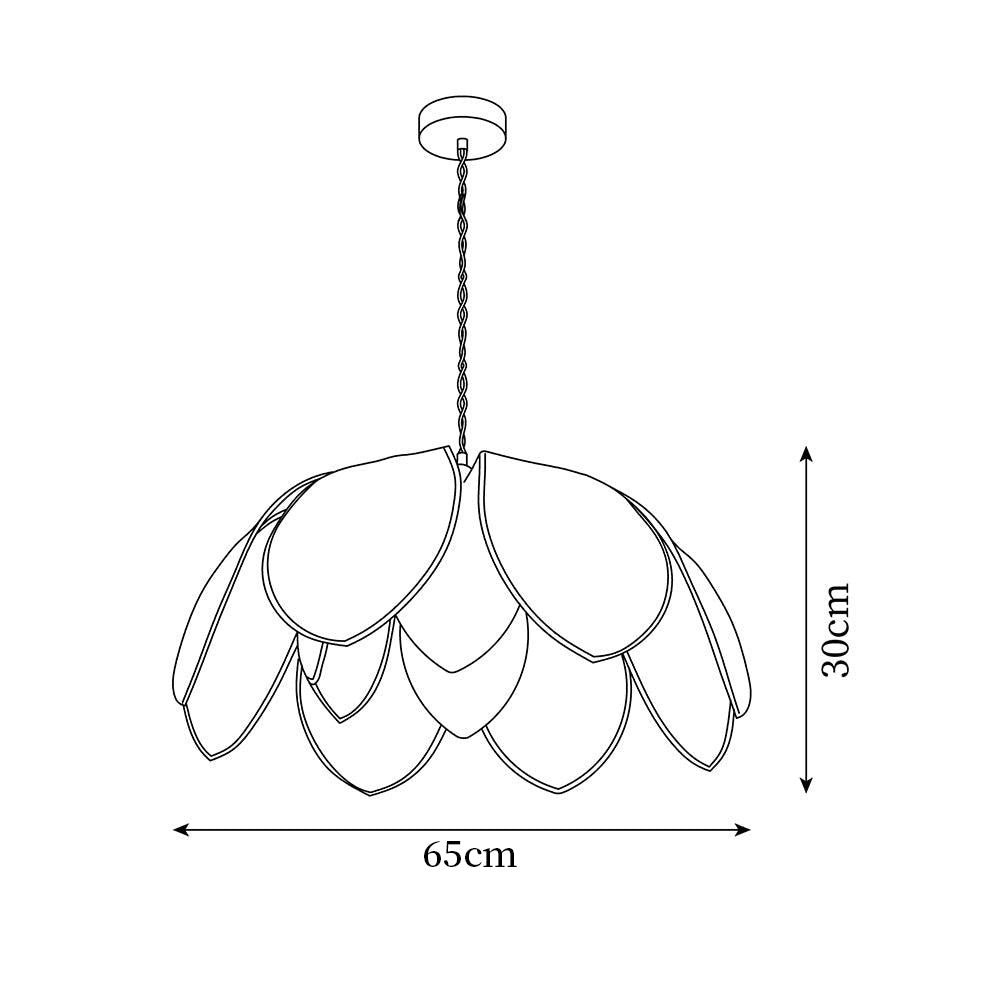 Freyza | Suspension en rotin Fionel – Luminaire suspendu en rotin pour cuisine et salle à manger