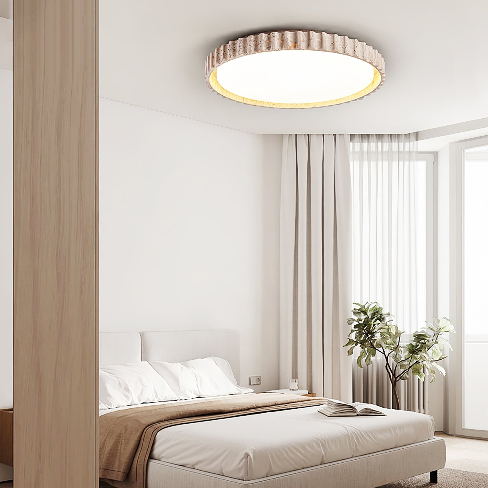 Freyza | Plafonnier annulaire cannelé Ornorus – Chambre et salon
