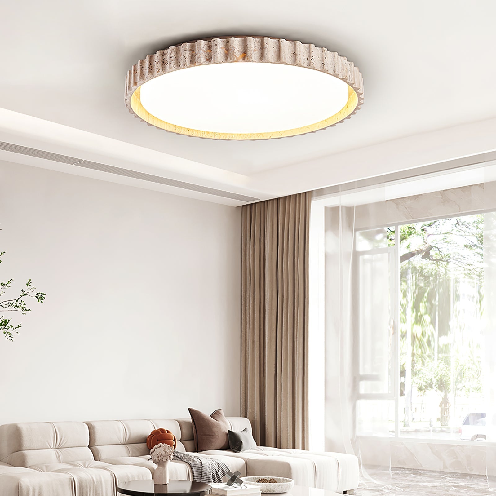 Freyza | Plafonnier annulaire cannelé Ornorus – Chambre et salon