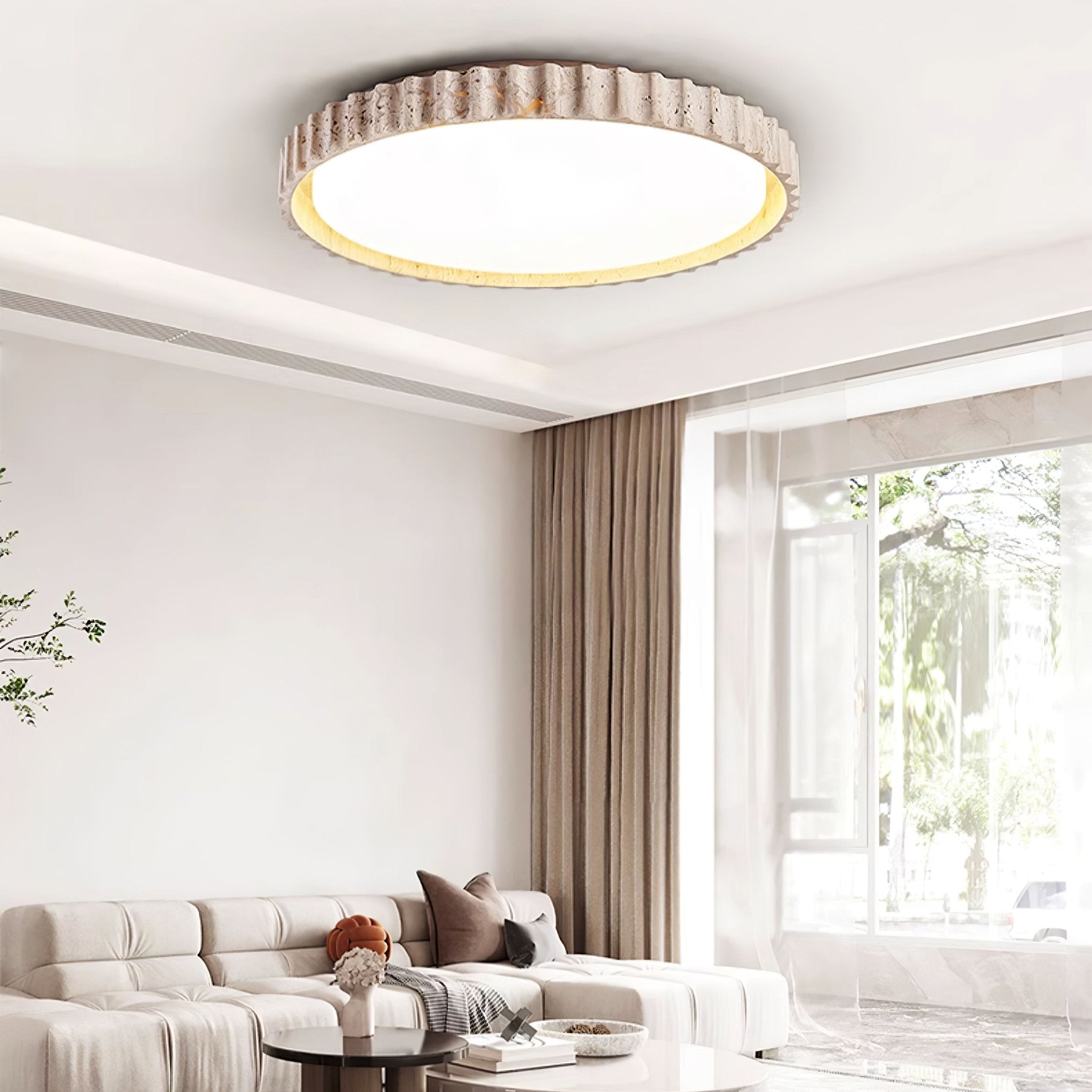 Freyza | Plafonnier annulaire cannelé Ornorus – Chambre et salon