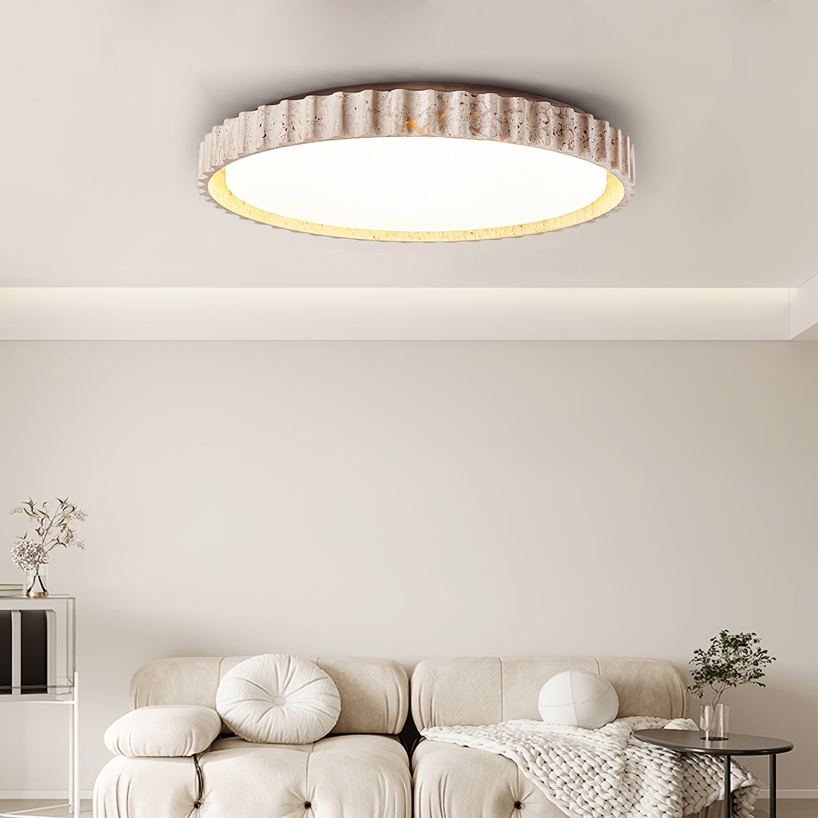 Freyza | Plafonnier annulaire cannelé Ornorus – Chambre et salon