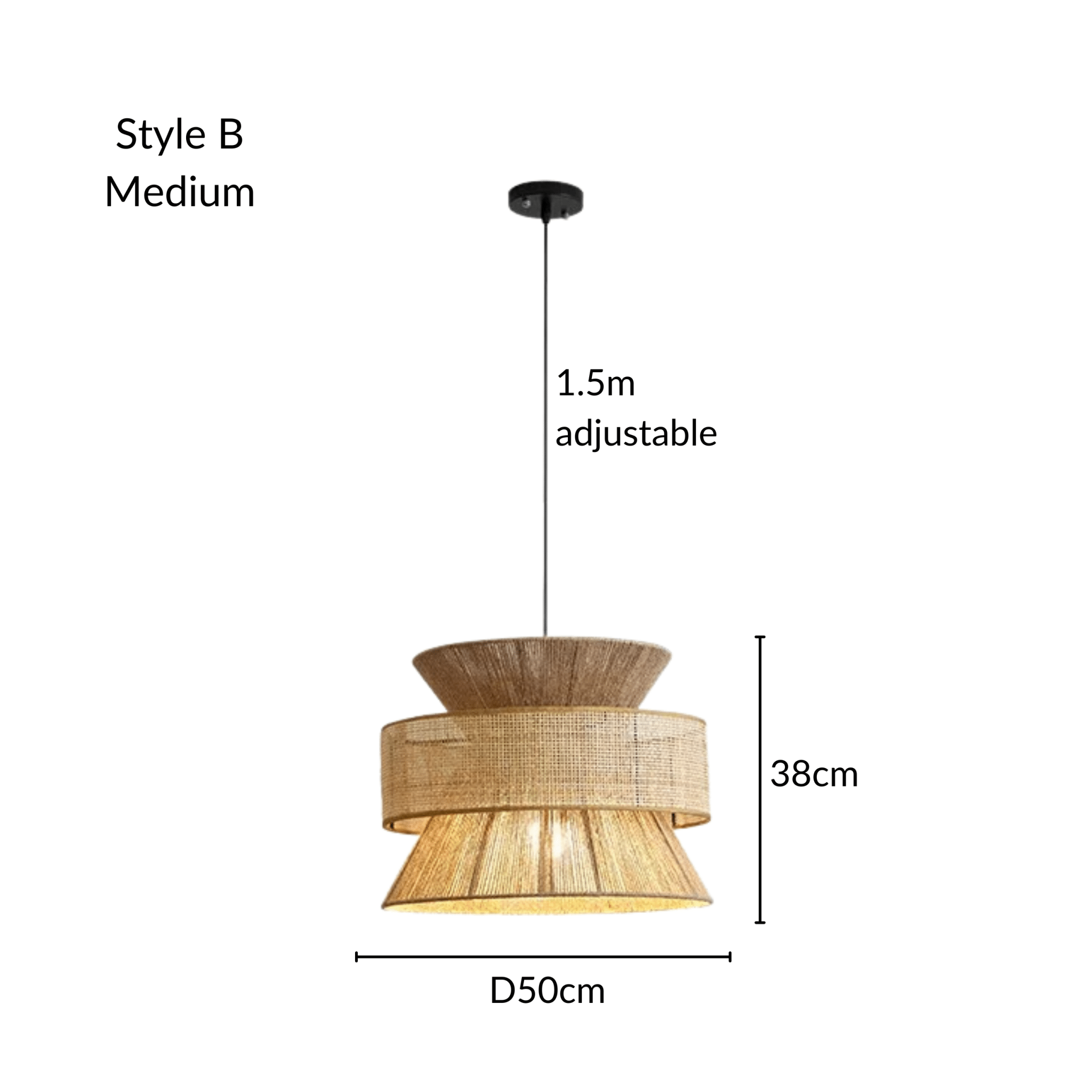 Freyza - RivieraGlow | Elegant Coastal Rattan Pendant Light for Kitchen Decor