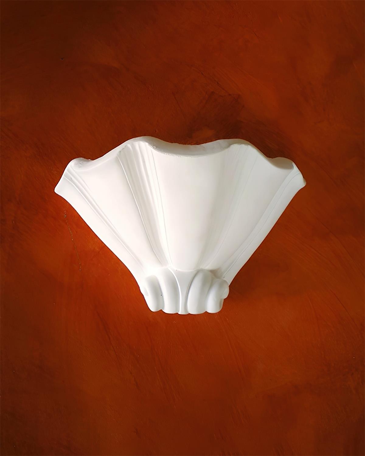 Freyza | Ysola, applique murale intérieure blanche en plâtre blanc – chambre, salon