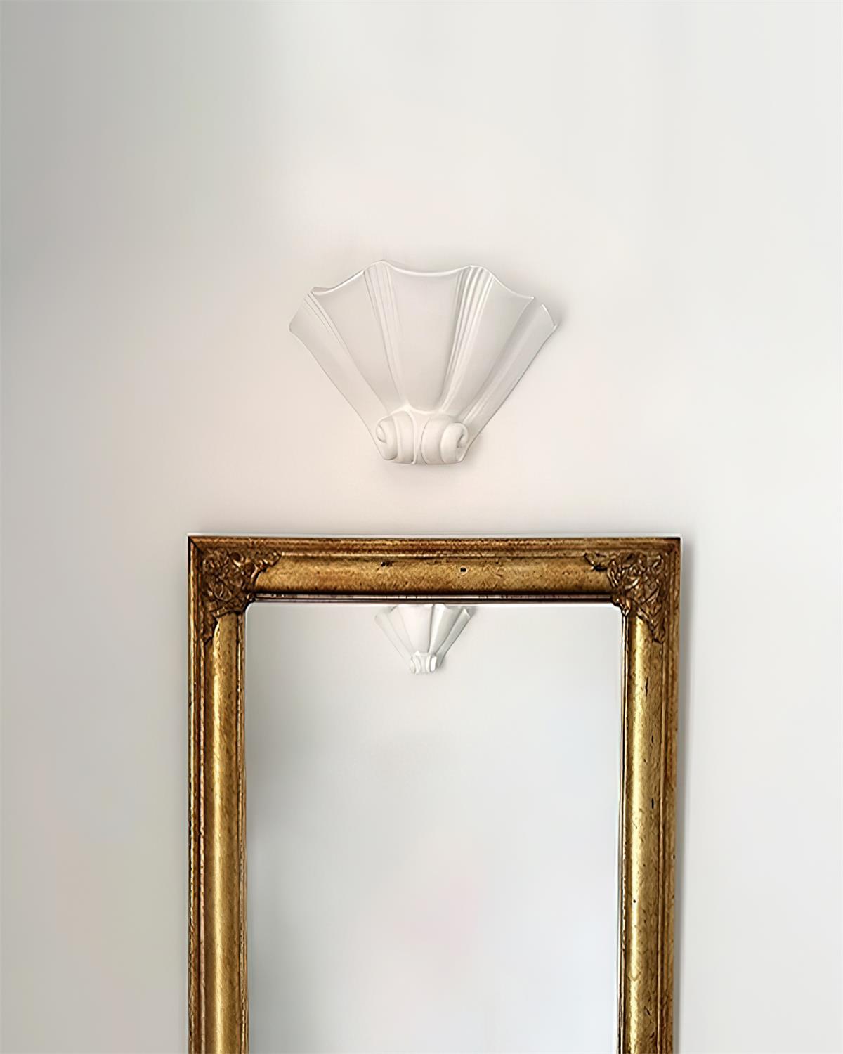 Freyza | Ysola, applique murale intérieure blanche en plâtre blanc – chambre, salon