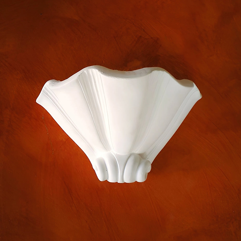 Freyza | Ysola, applique murale intérieure blanche en plâtre blanc – chambre, salon