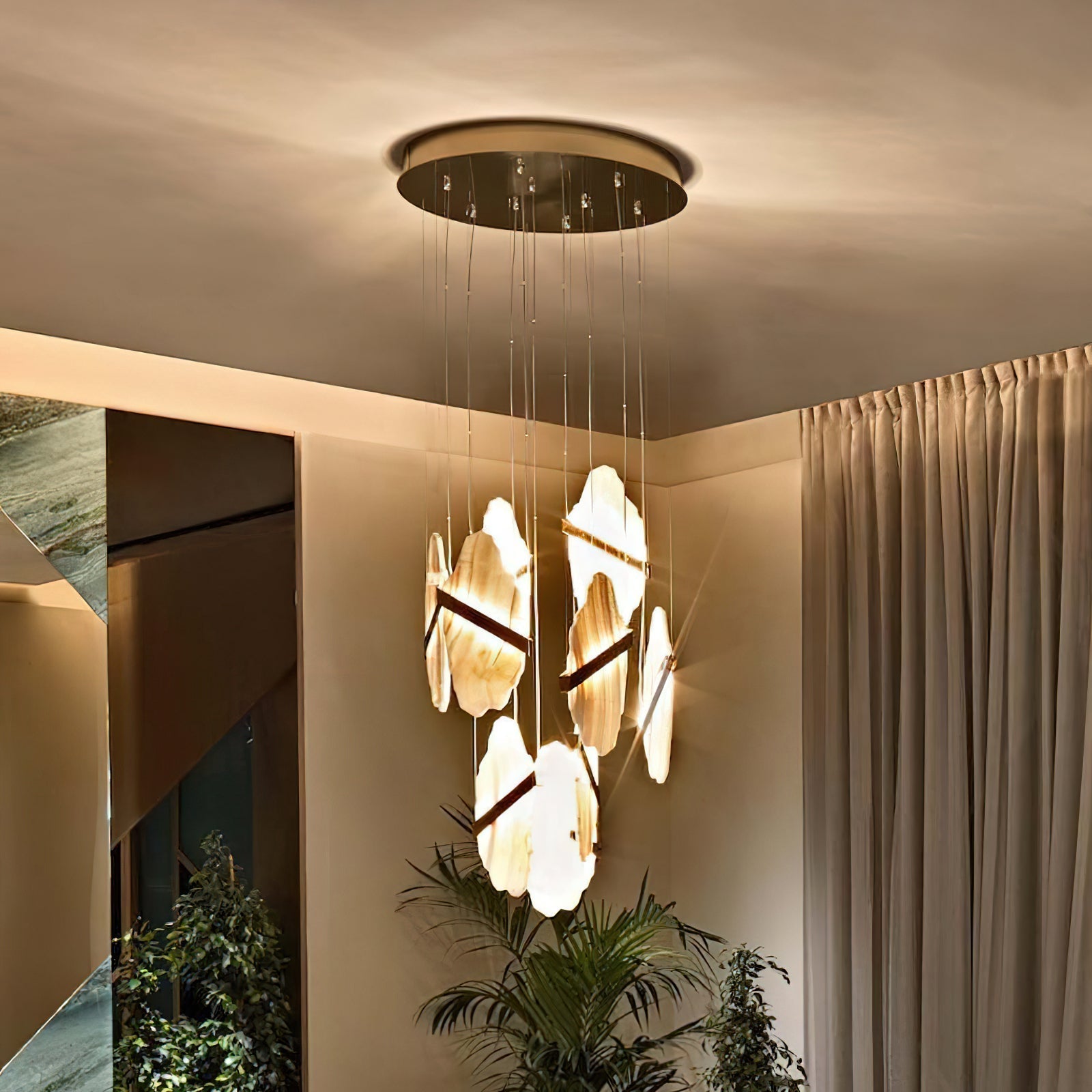Freyza | Olraeos Elegance Rock Chandelier – Dining Room Living Room