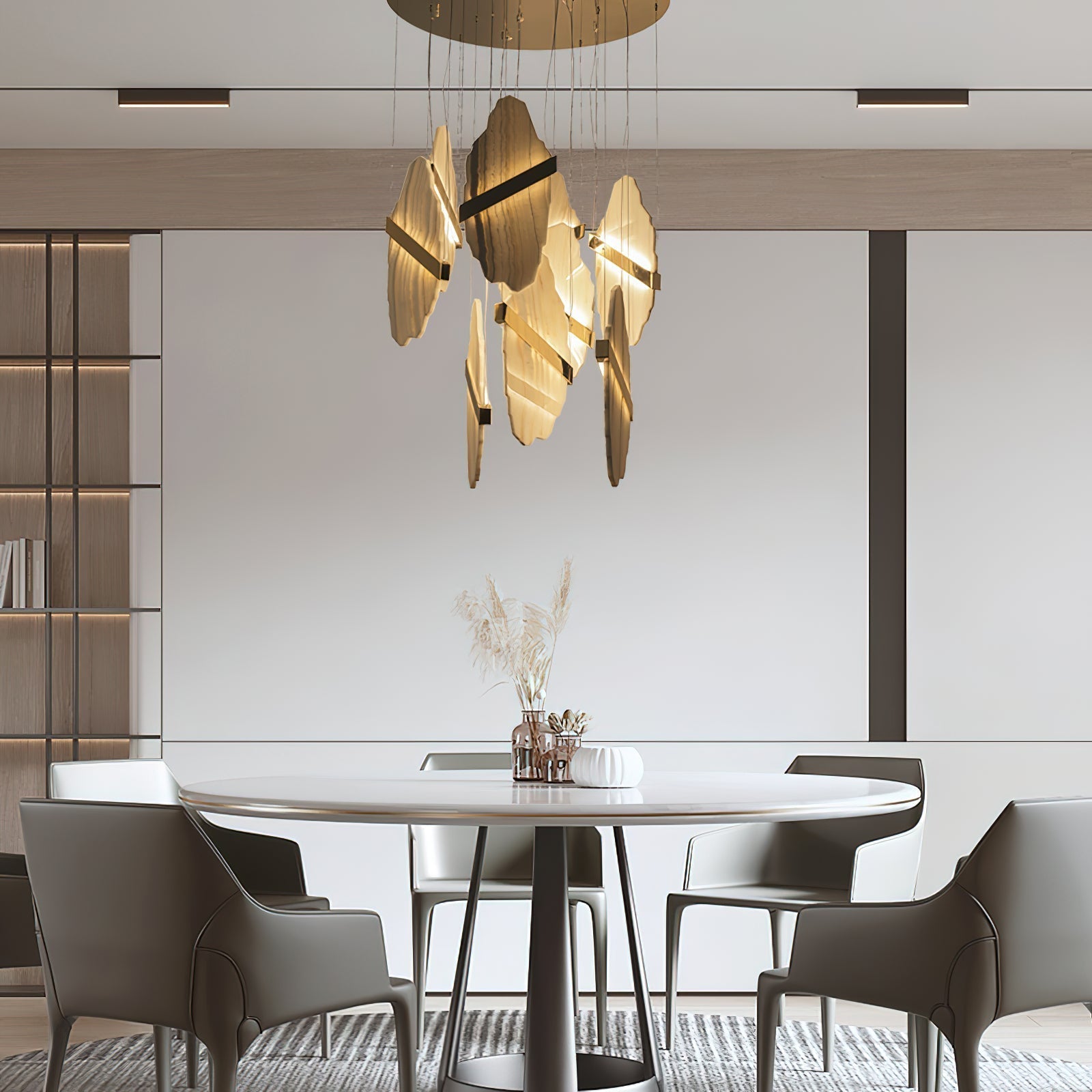 Freyza | Olraeos Elegance Rock Chandelier – Dining Room Living Room