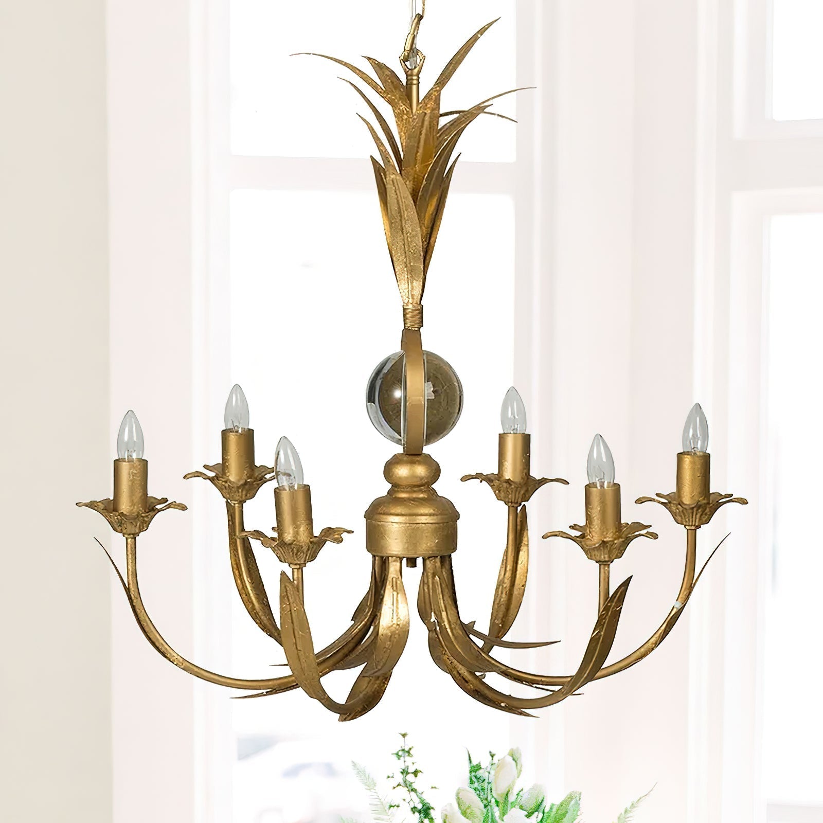 Freyza | Zamarir Vintage Industrial 6-Light Chandelier – Industrial Dining Room Living Room