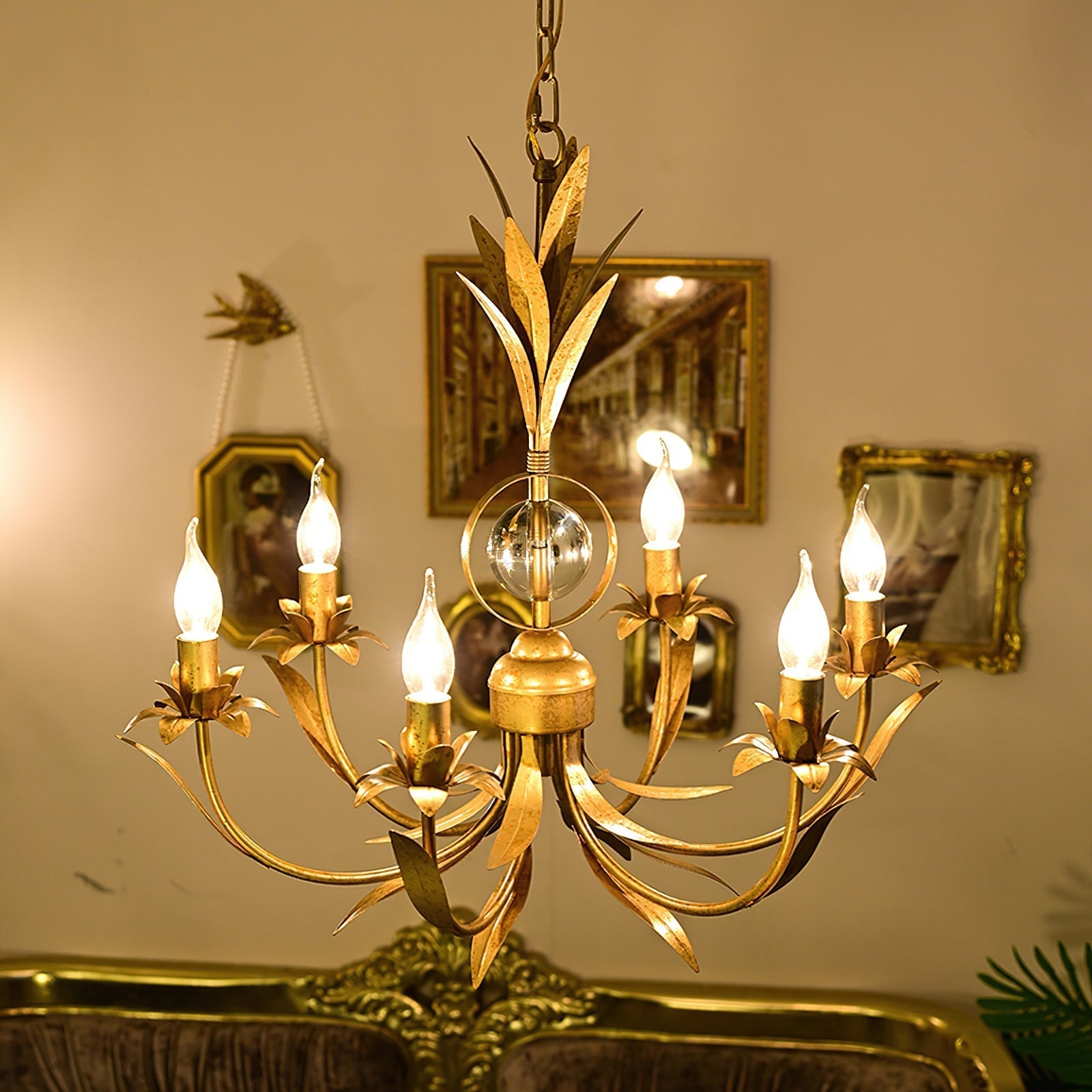 Freyza | Zamarir Vintage Industrial 6-Light Chandelier – Industrial Dining Room Living Room