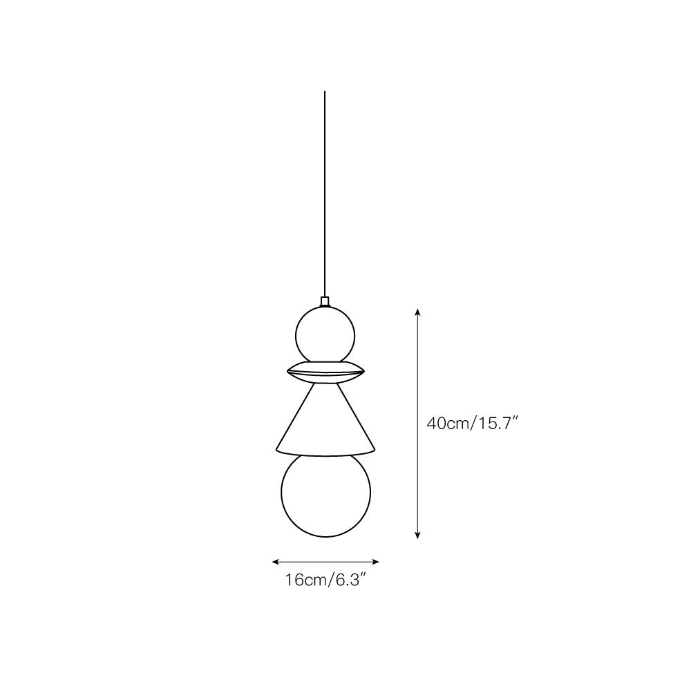 Freyza | Aphais Rook Wooden Glass Wood Pendant Light – Kitchen Dining Room