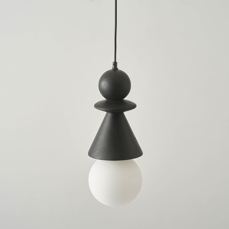 Freyza | Aphais Rook Wooden Glass Wood Pendant Light – Kitchen Dining Room