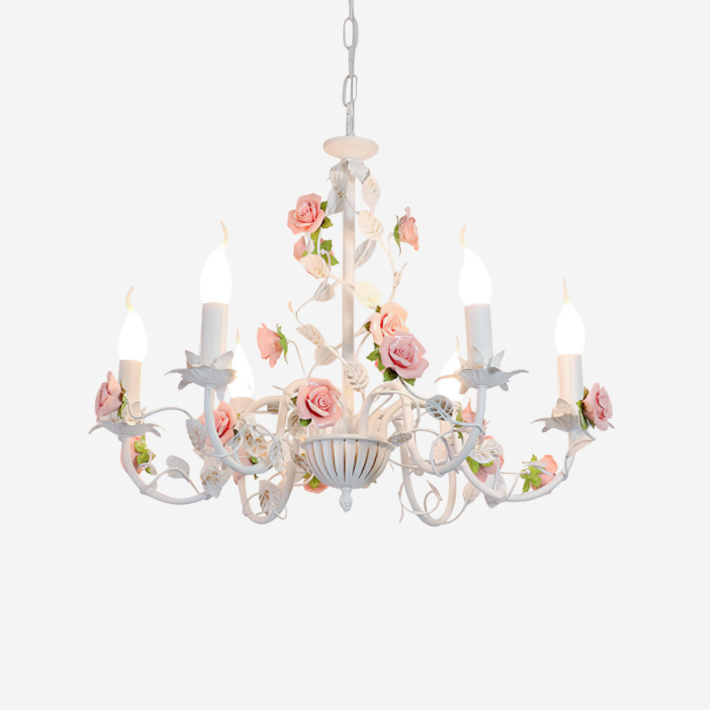 Freyza | Evelisse Lustre blanc vintage blanc – Salle à manger et salon vintage