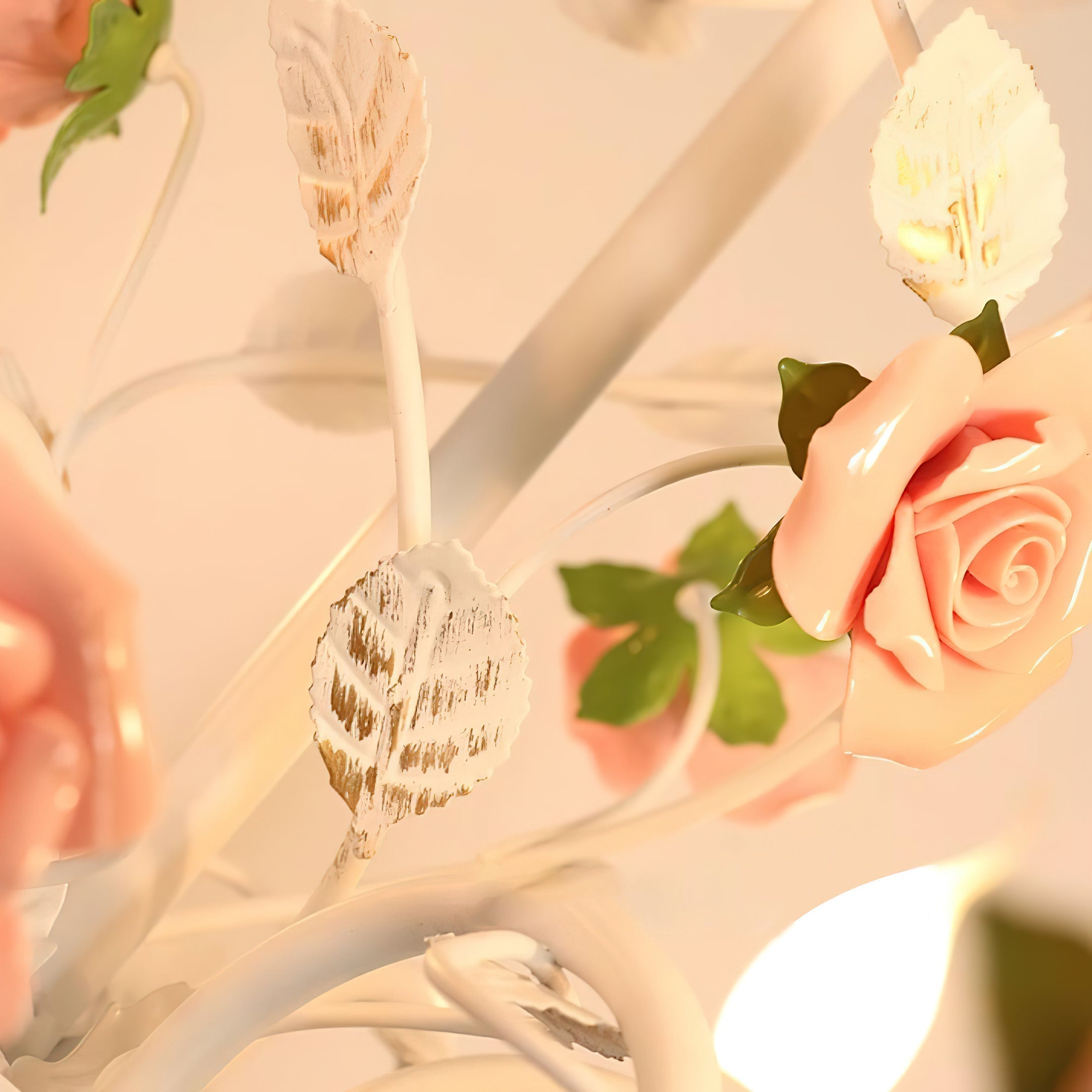 Freyza | Evelisse Lustre blanc vintage blanc – Salle à manger et salon vintage