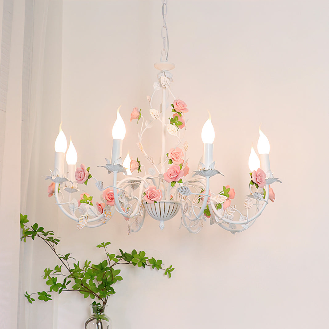 Freyza | Evelisse Lustre blanc vintage blanc – Salle à manger et salon vintage