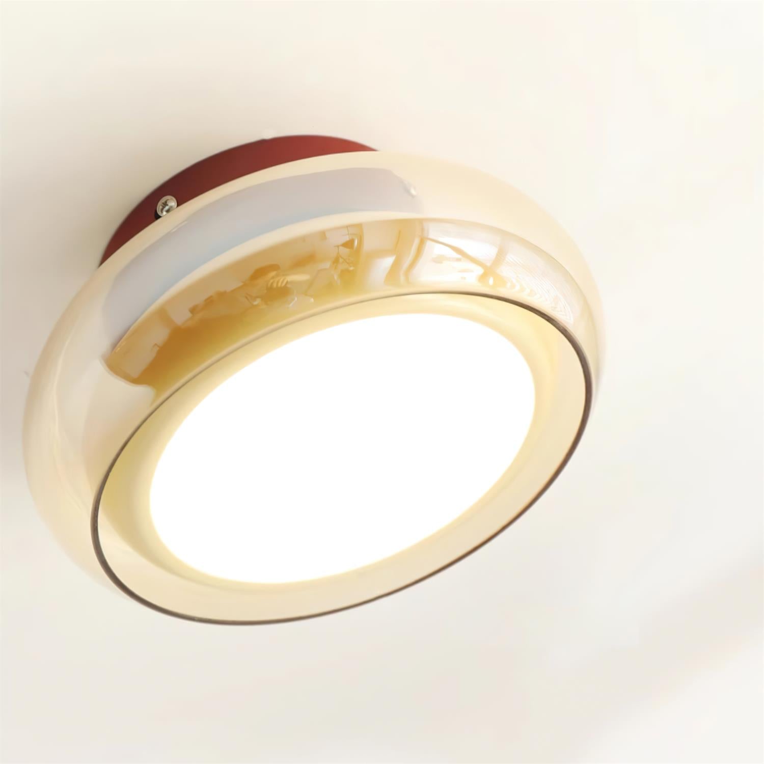 Freyza | Plafonnier rétro en verre affleurant – Chambre, couloir, cuisine retro