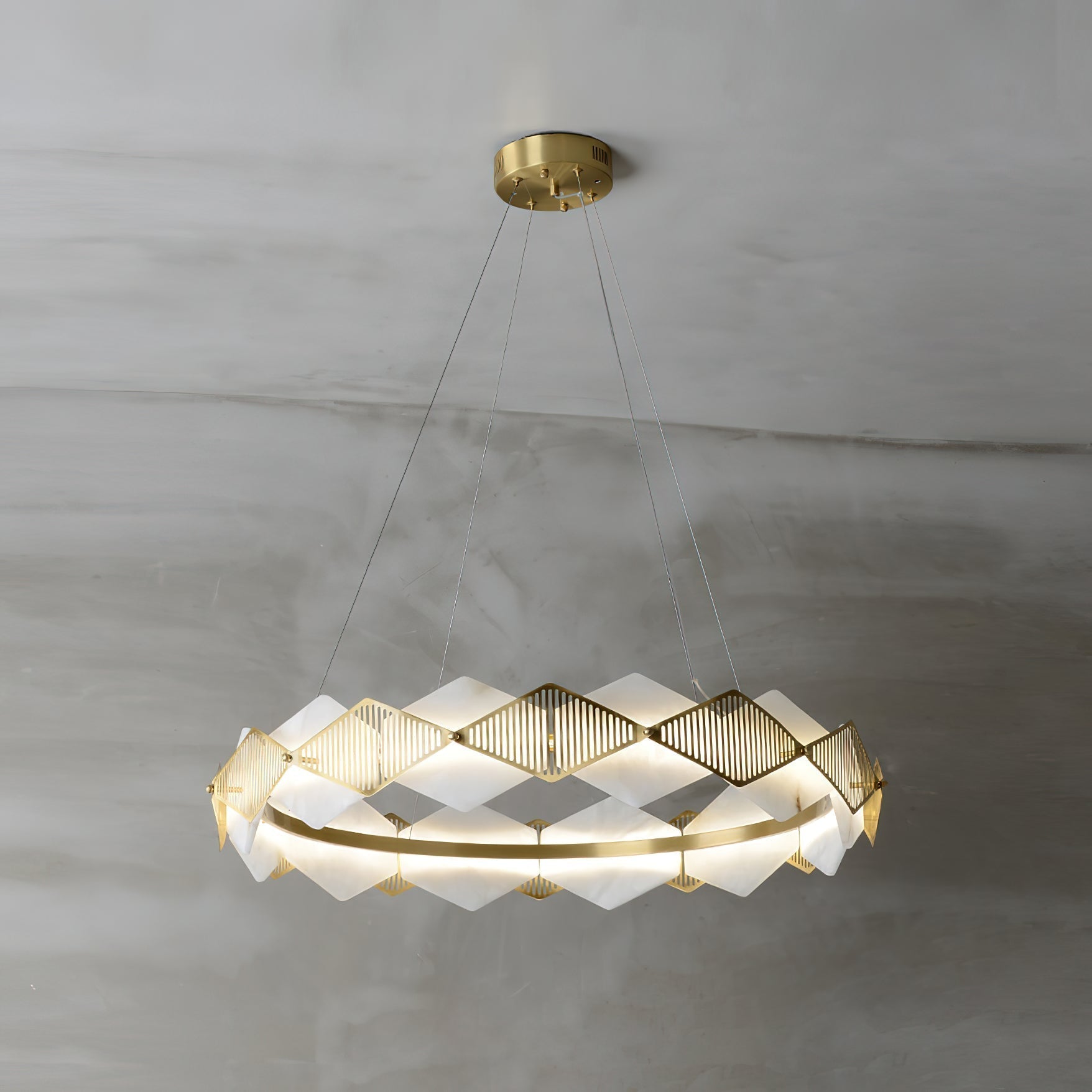 Freyza | Etalarae Roter LED-Kronleuchter – Esszimmer, Wohnzimmer