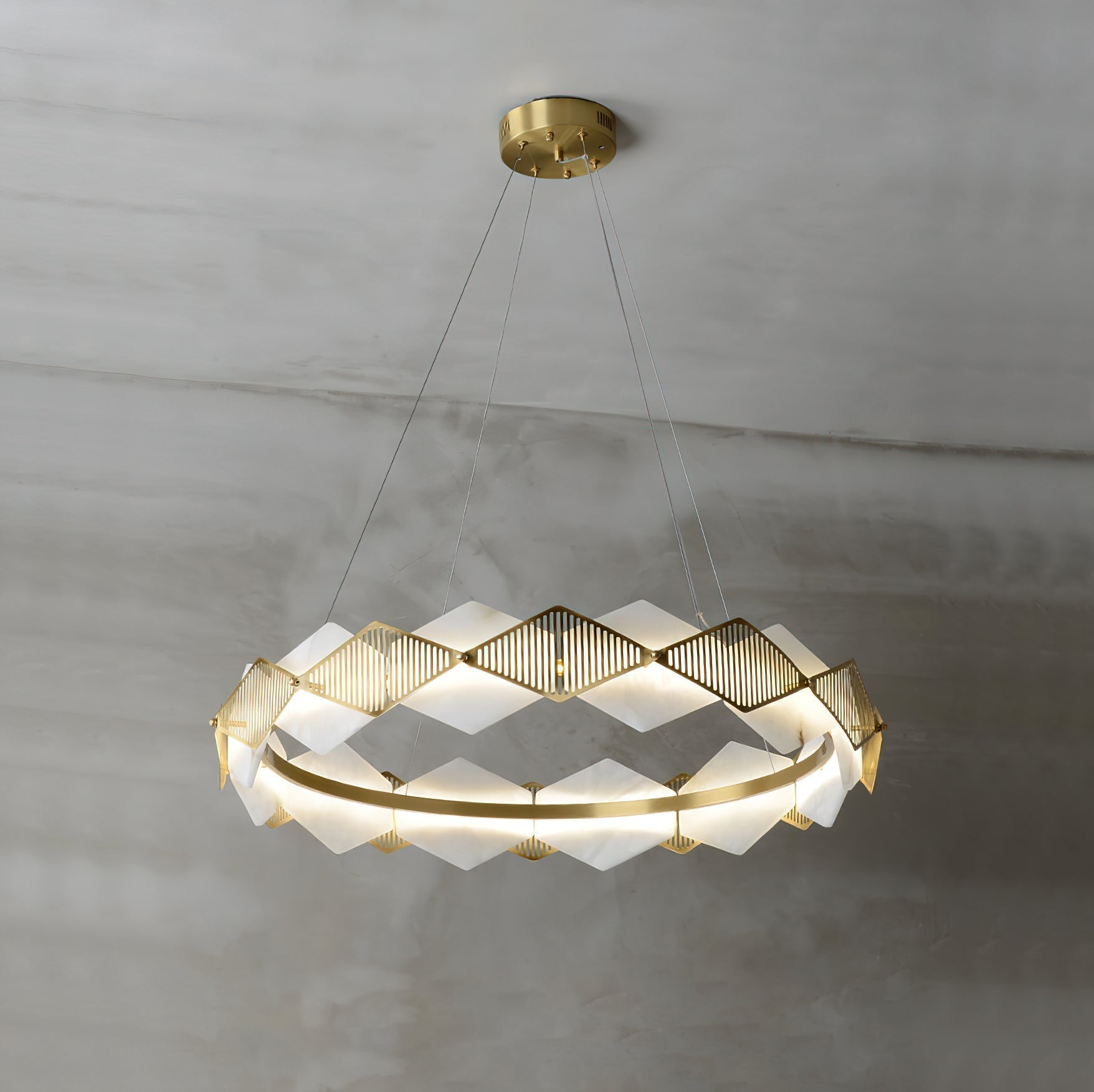Freyza | Etalarae Roter LED-Kronleuchter – Esszimmer, Wohnzimmer