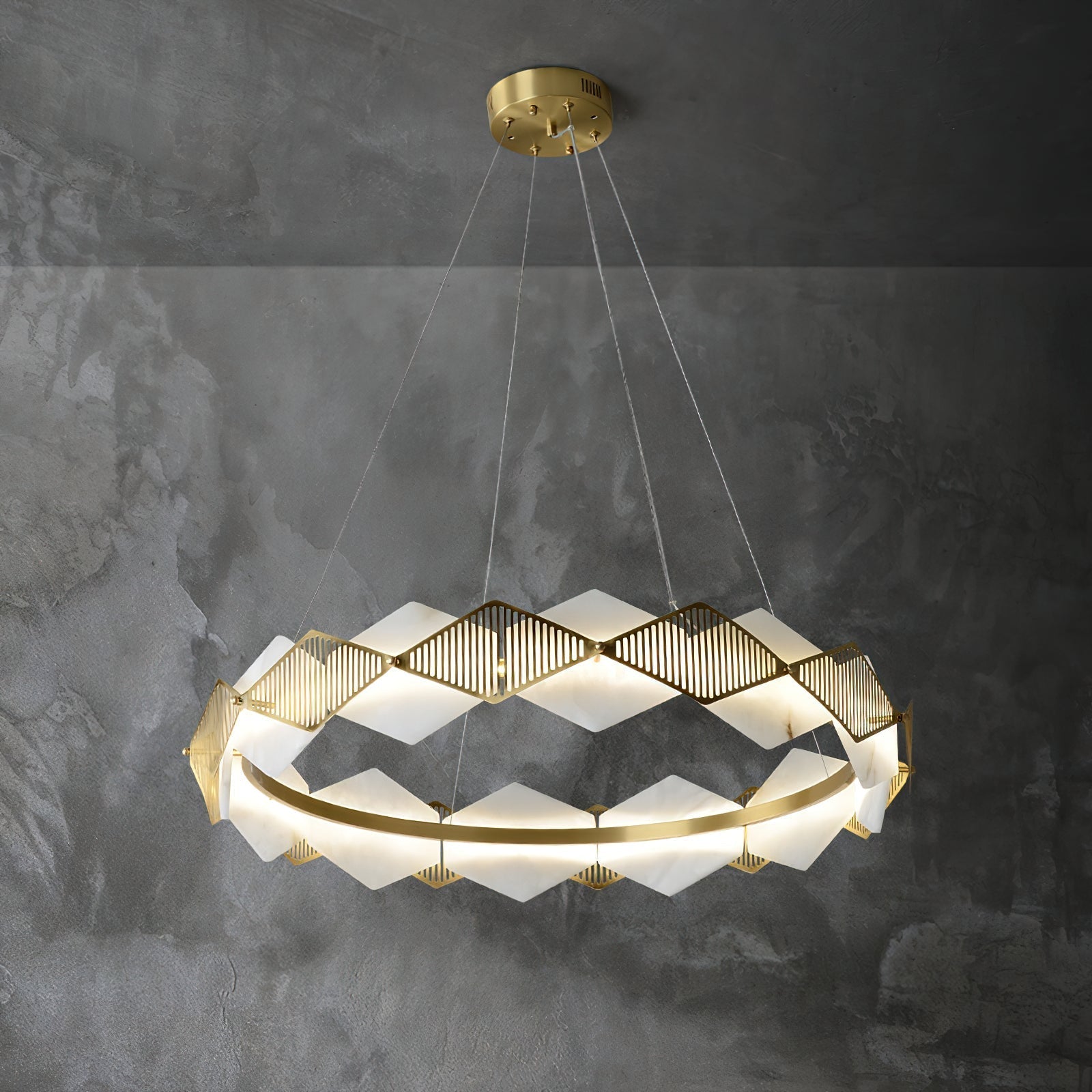 Freyza | Etalarae Roter LED-Kronleuchter – Esszimmer, Wohnzimmer