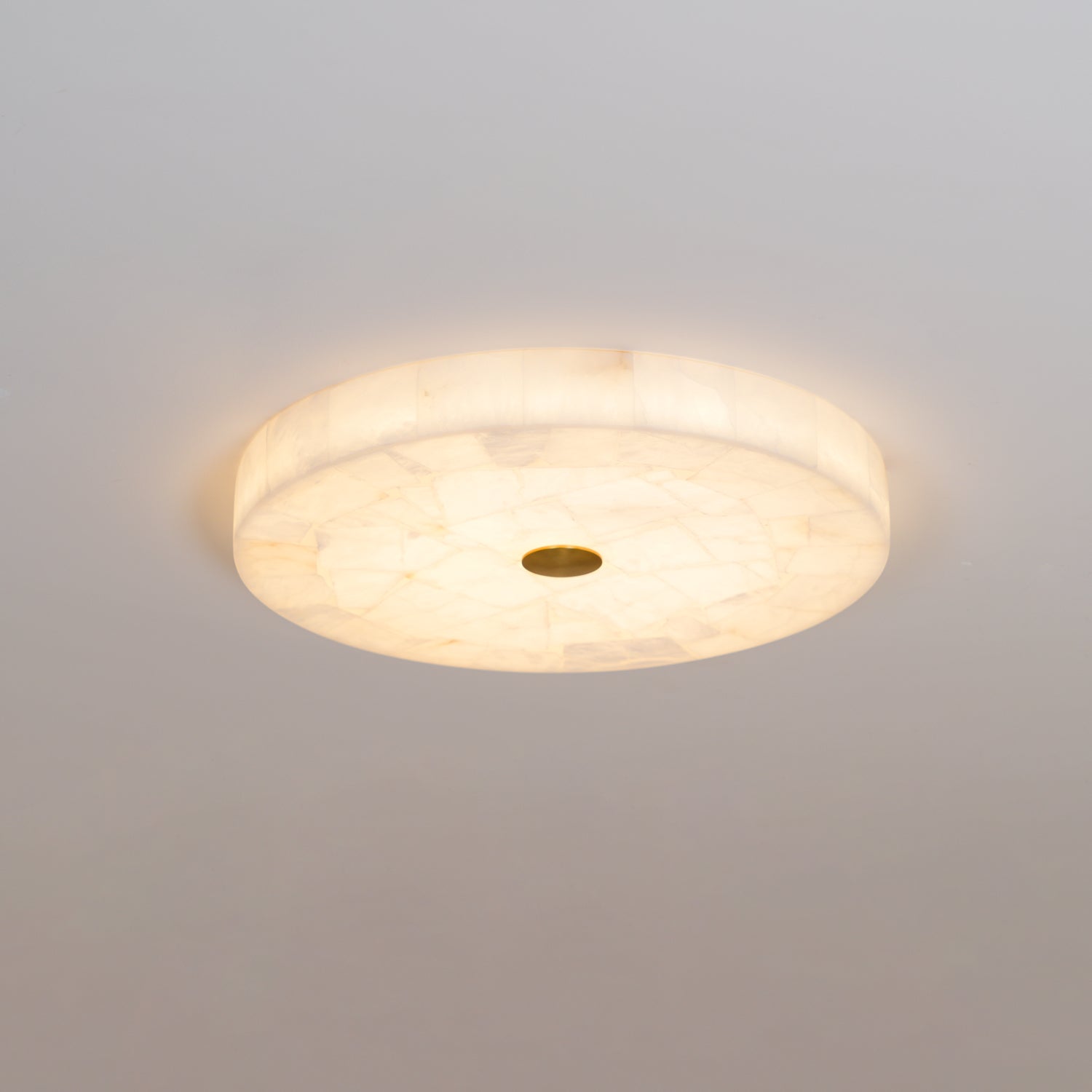 Freyza | Plafonnier rond en albâtre Vosilis – chambre et salon