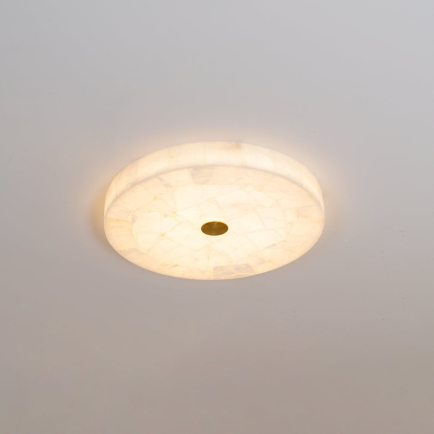 Freyza | Plafonnier rond en albâtre Vosilis – chambre et salon