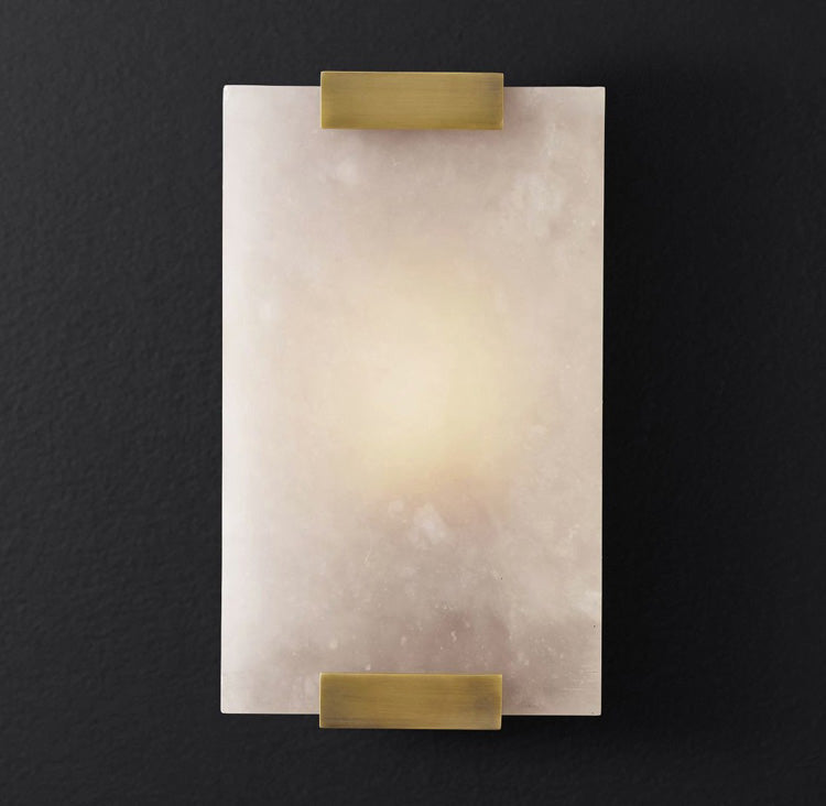Freyza | Applique murale intérieure Roux en albâtre – Chambre, salon