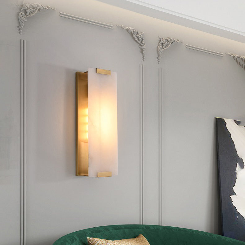 Freyza | Applique murale intérieure Roux en albâtre – Chambre, salon