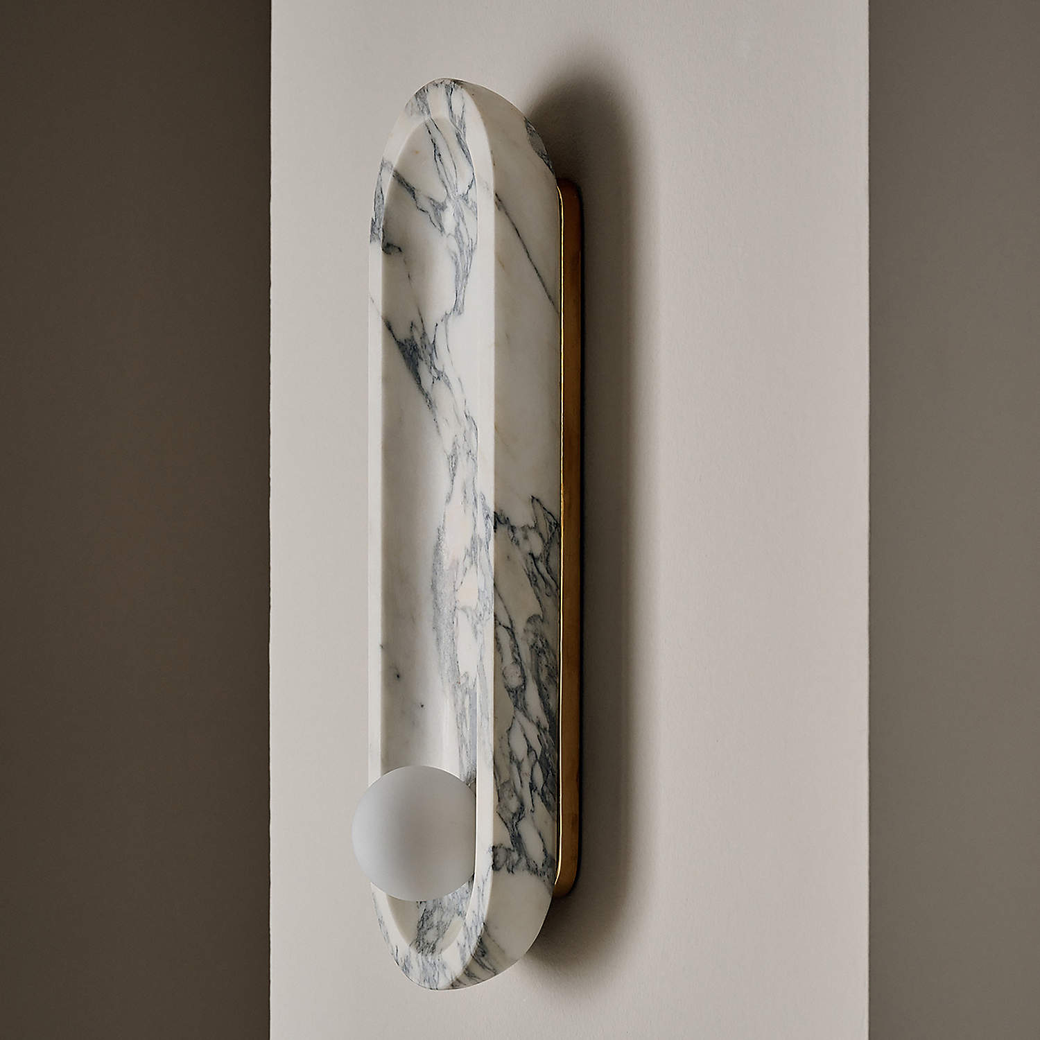 Freyza | Alsolarae Marble Glass Glass Marble Wall Light – Bedroom Hallway
