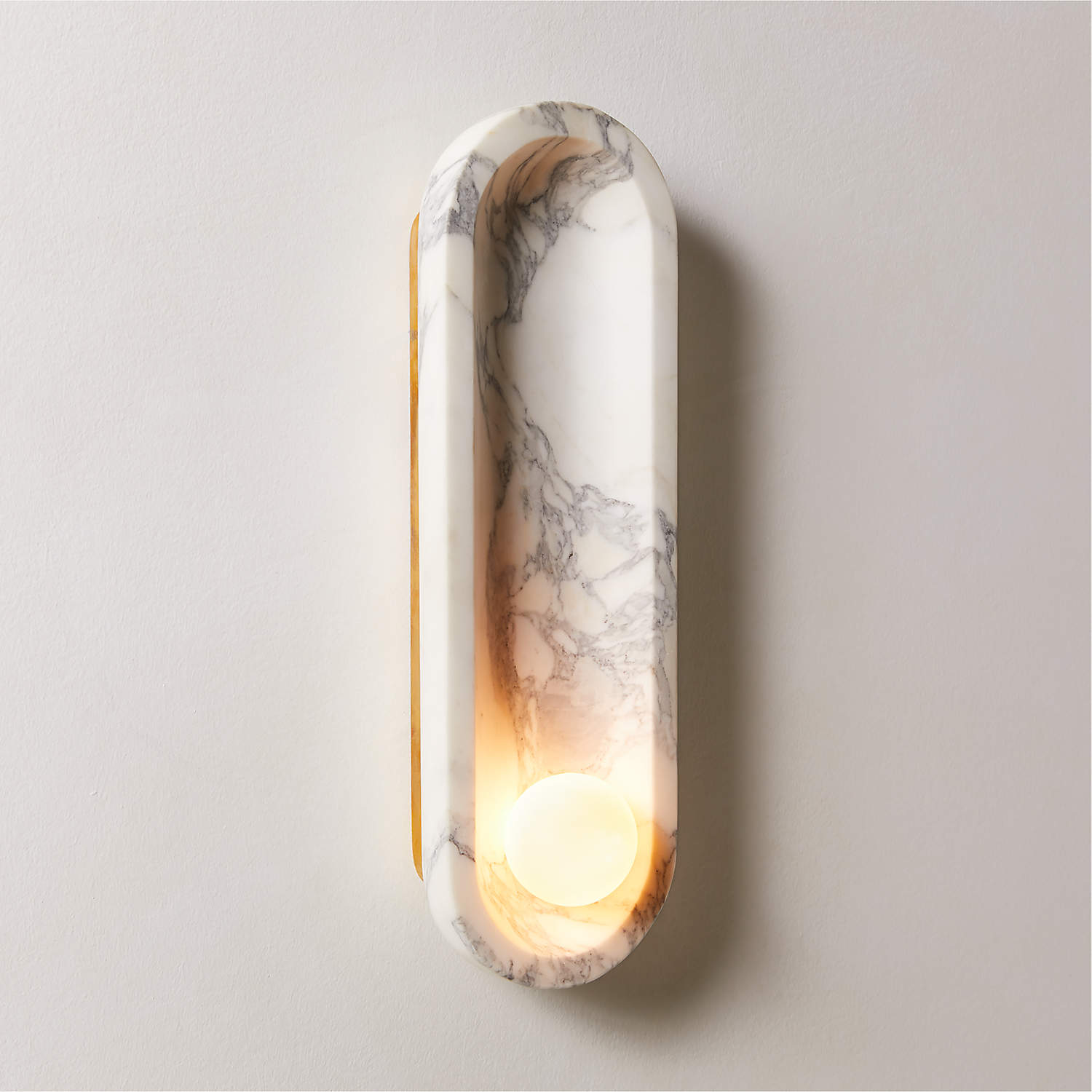 Freyza | Alsolarae Marble Glass Glass Marble Wall Light – Bedroom Hallway