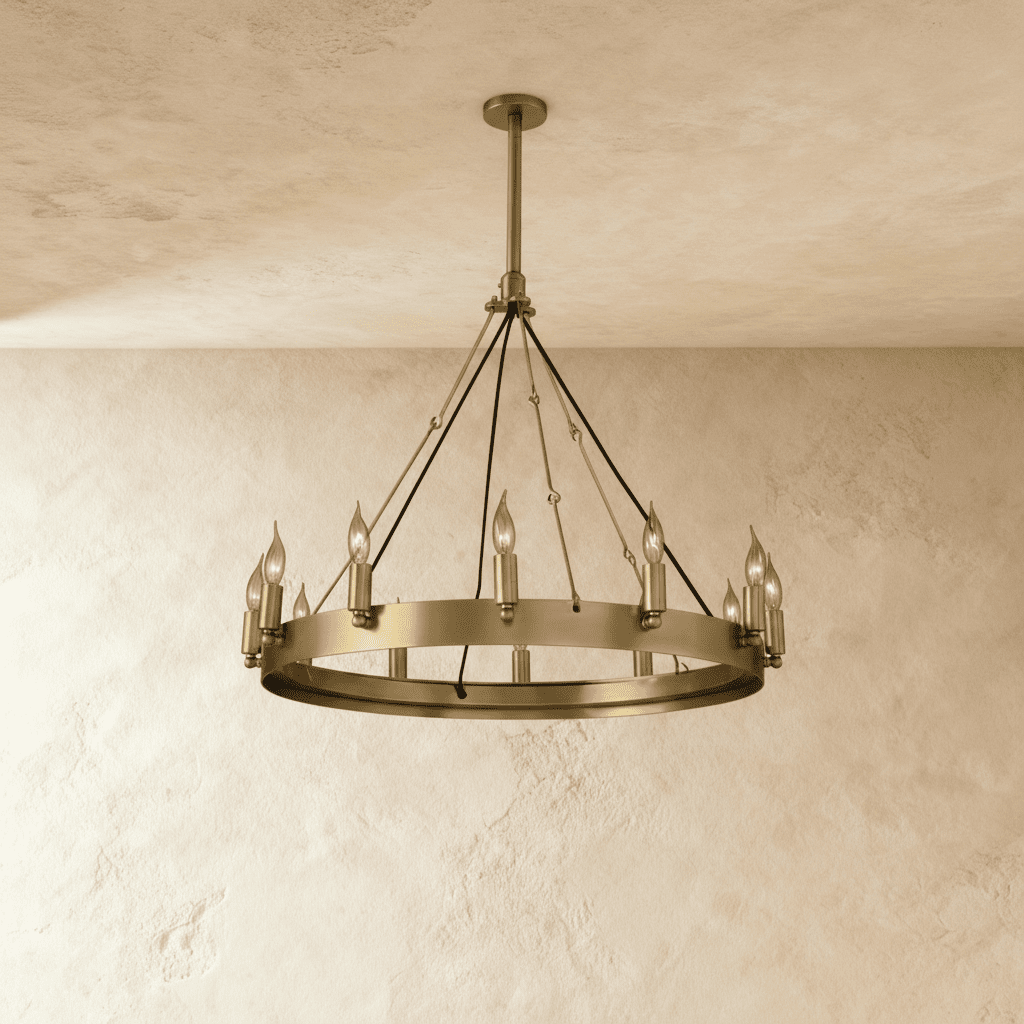 Freyza - RusticIron | Stylish Vintage Black Chandelier Light Fixture