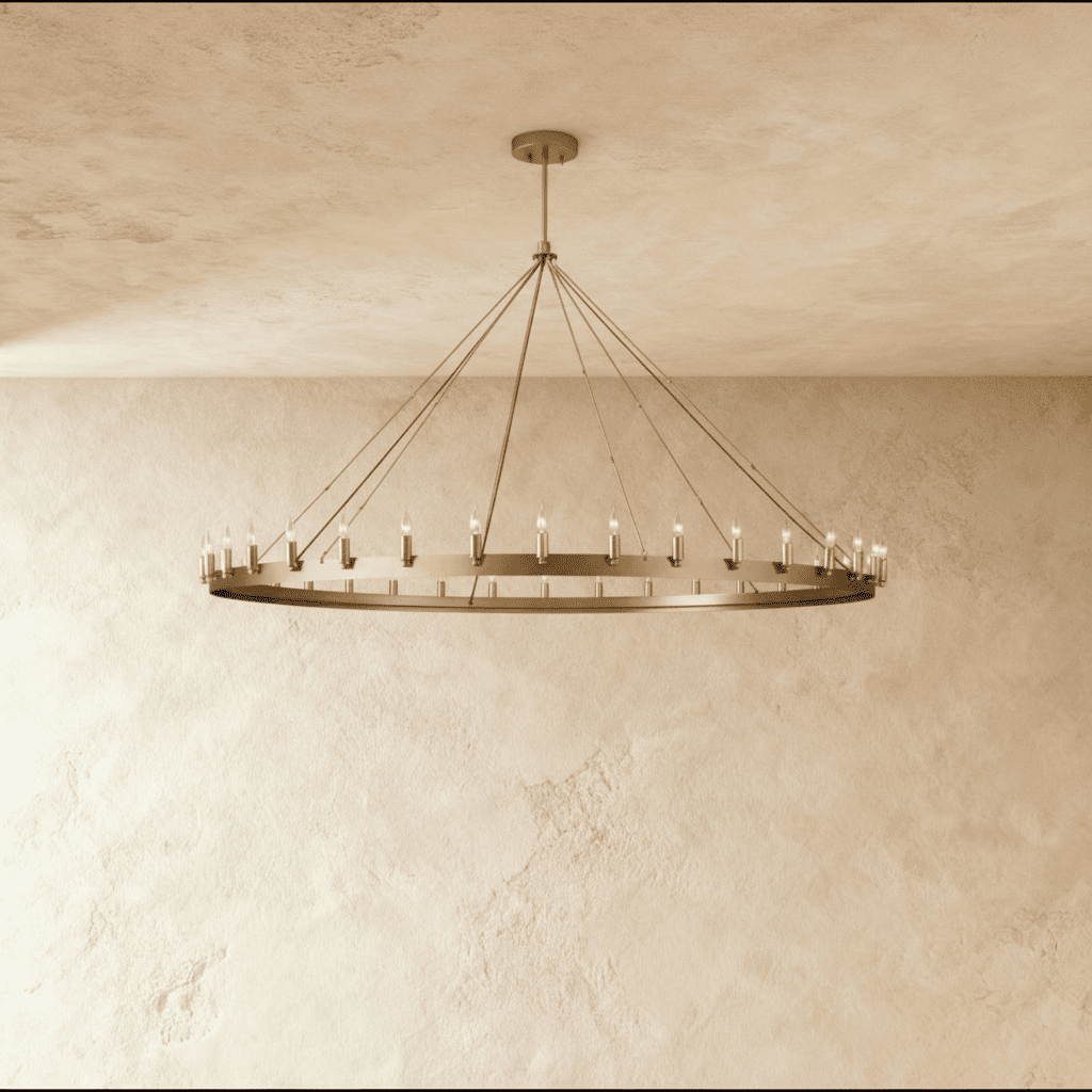 Freyza - RusticIron | Stylish Vintage Black Chandelier Light Fixture