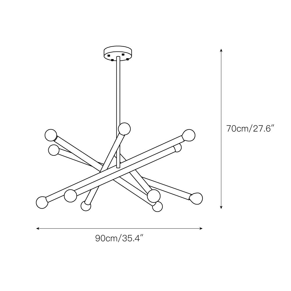Freyza | Erliren Chandelier Chandelier – Dining Room Living Room