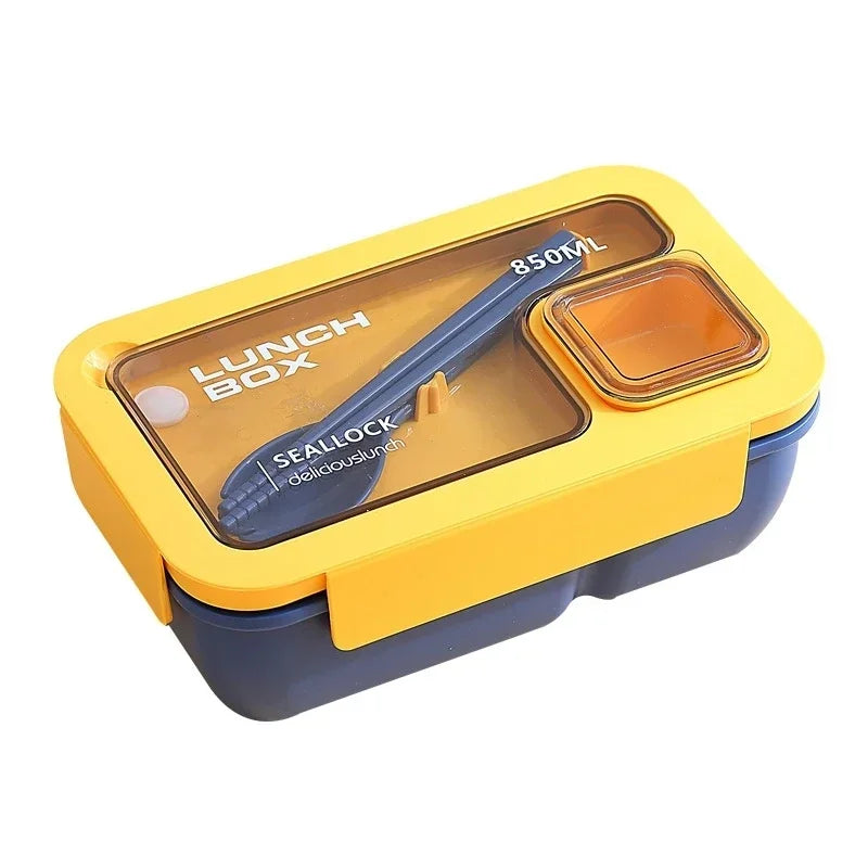Bento Box 29 or 37 oz | Leak Proof Lunch Box with Cutlery, Microwave Safe