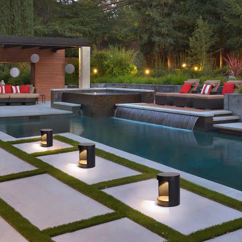 Freyza | Lampe d’extérieur noire – Éclairage minimaliste pour jardin et terrasse
