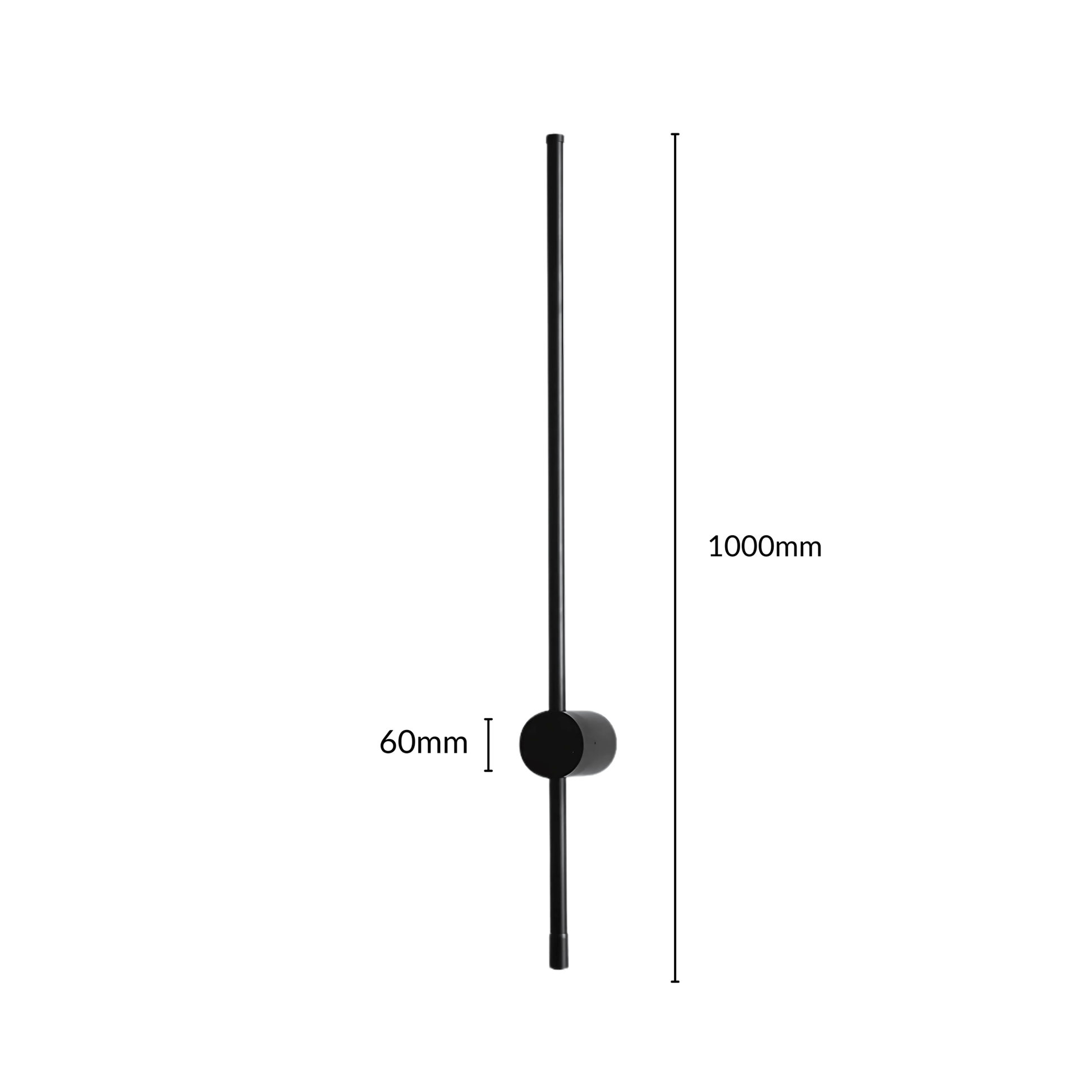 SaberStone | Stylish Black Satin Modern Wall Sconce Light Fixture 10