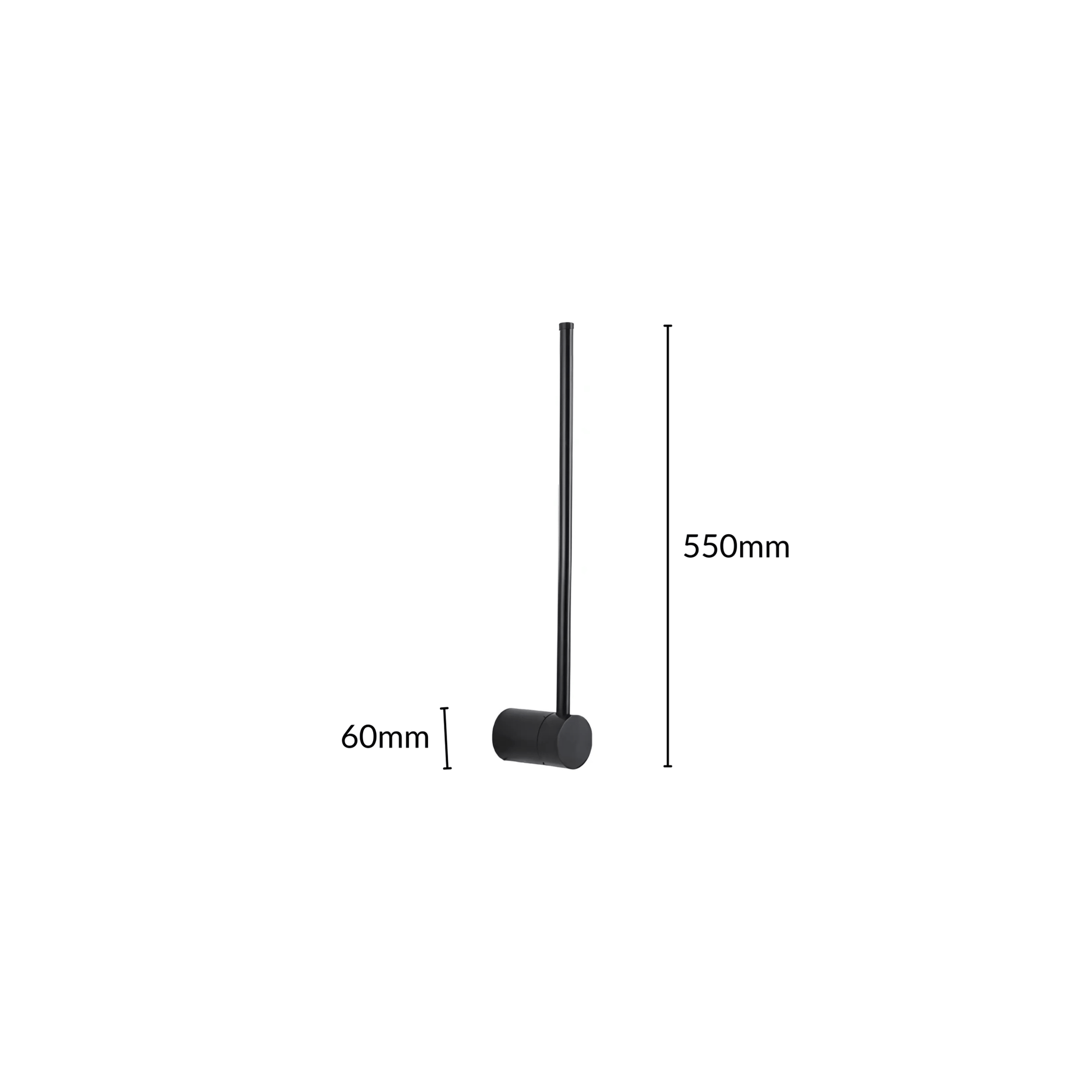 SaberStone | Stylish Black Satin Modern Wall Sconce Light Fixture 11